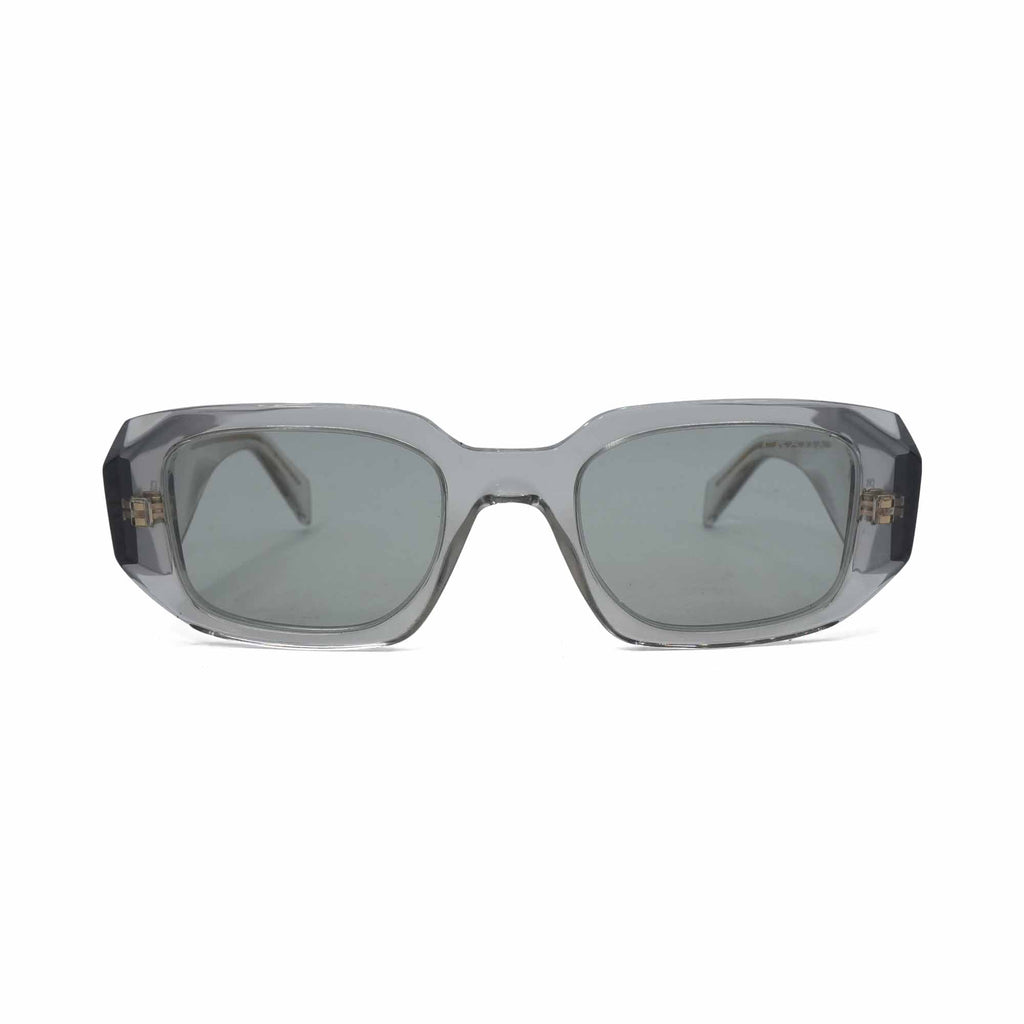 Prada Clear Angular Sunglasses