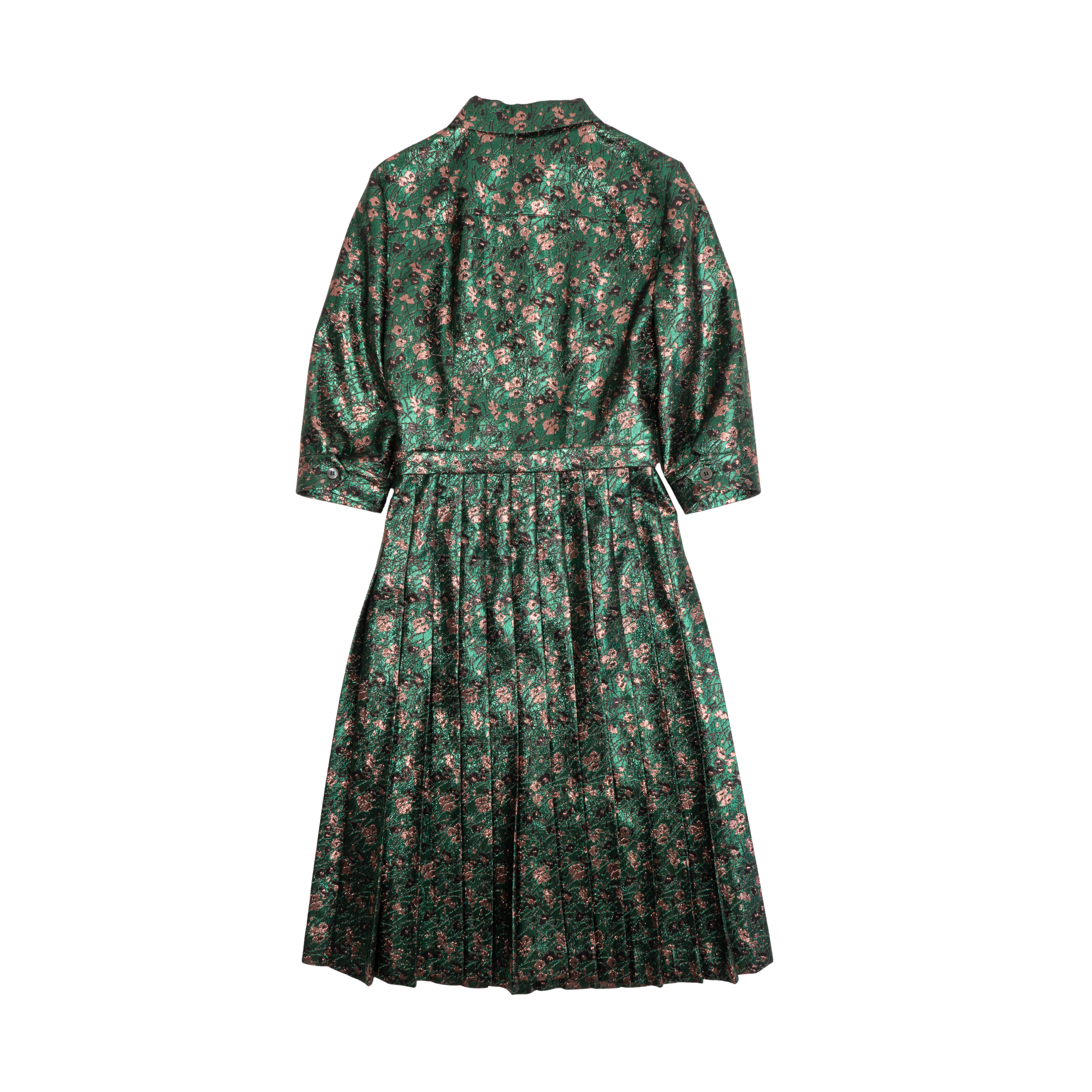 Prada Jacquard Midi Dress - Women's 40