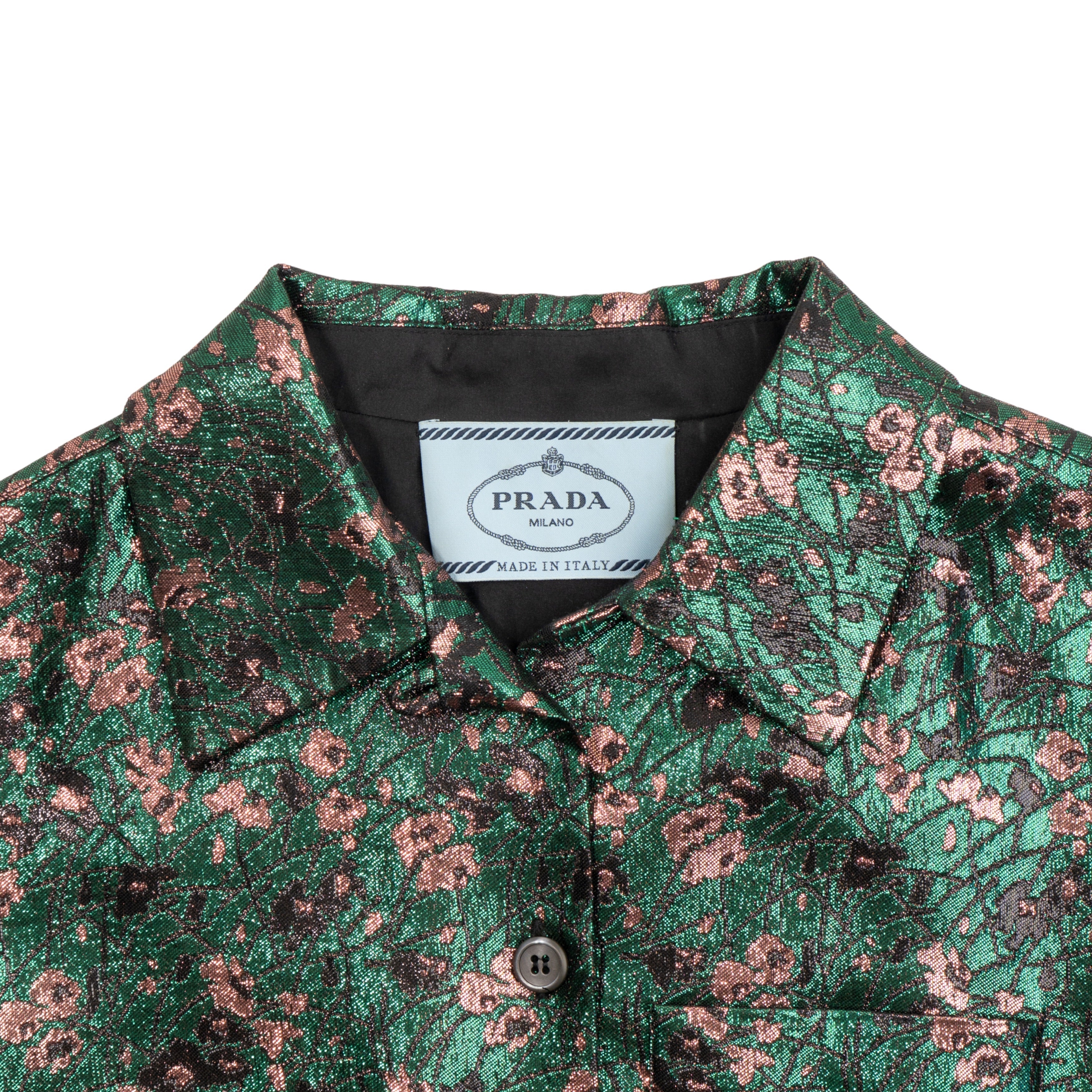 Prada Jacquard Midi Dress - Women's 40