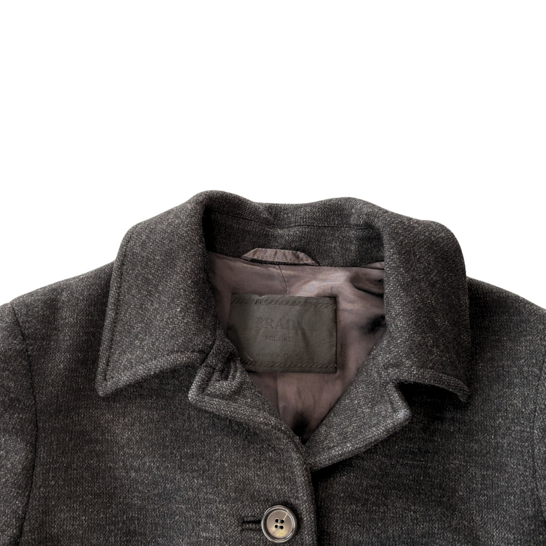 Prada Wool Coat - Women's 38
