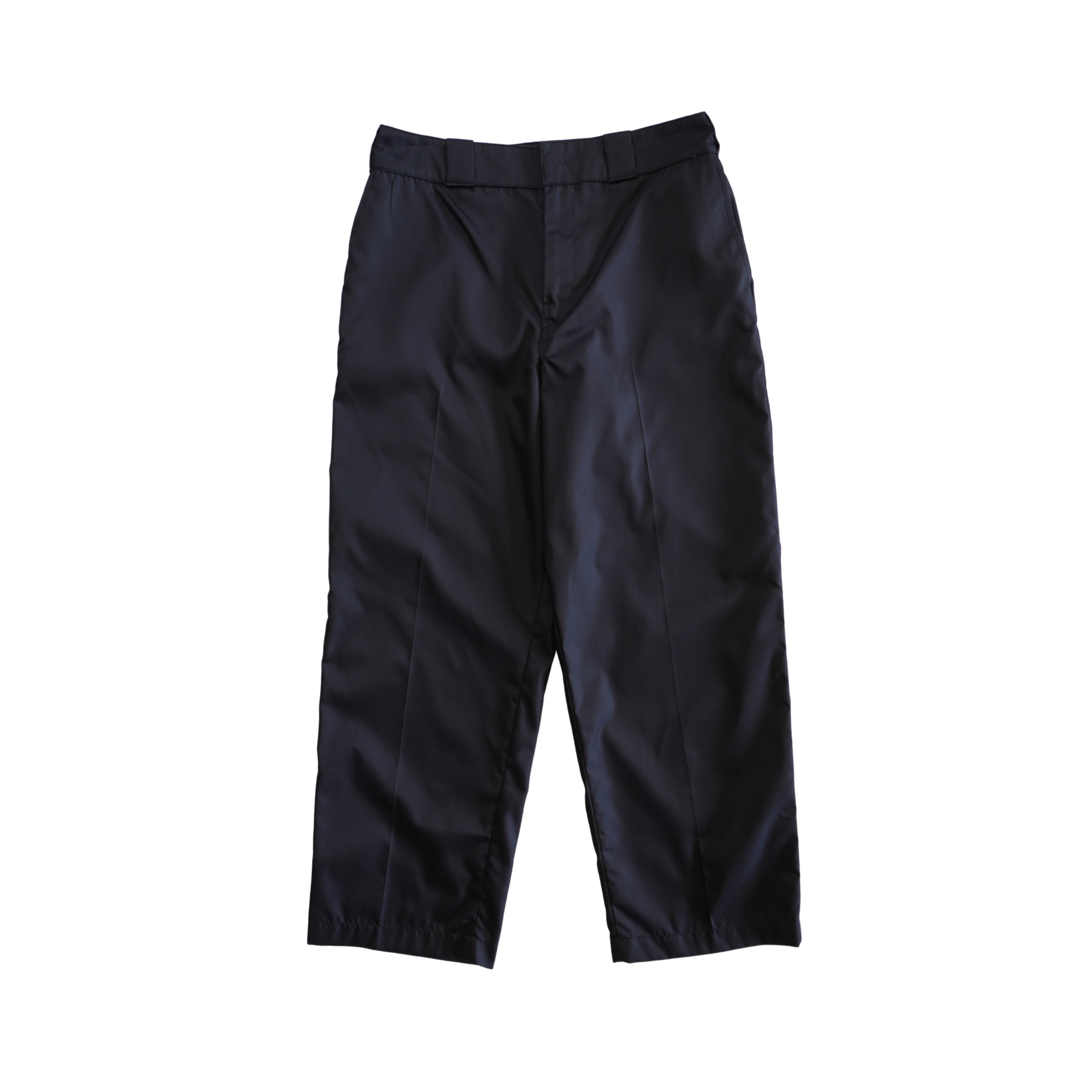 Prada 'Gabardine' Nylon Cropped Pants - Women's 40