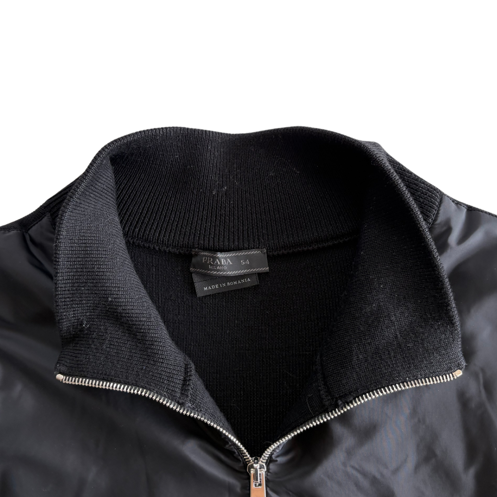 Prada Wool Zip-Up Sweater - Men's 54