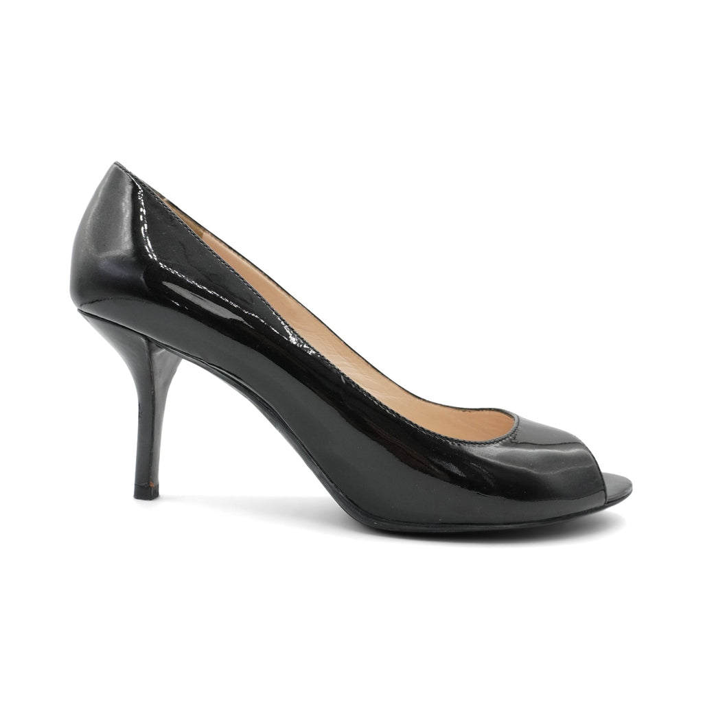 Prada Peep-Toe Heels - Women's 39.5