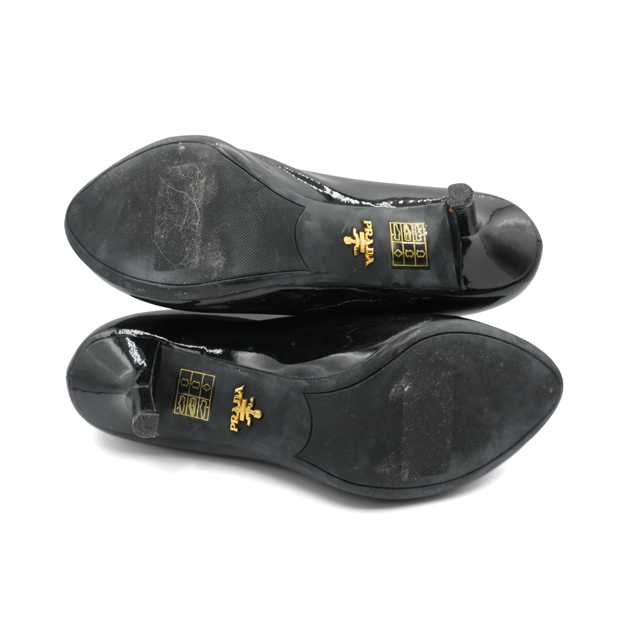 Prada Peep-Toe Heels - Women's 39.5