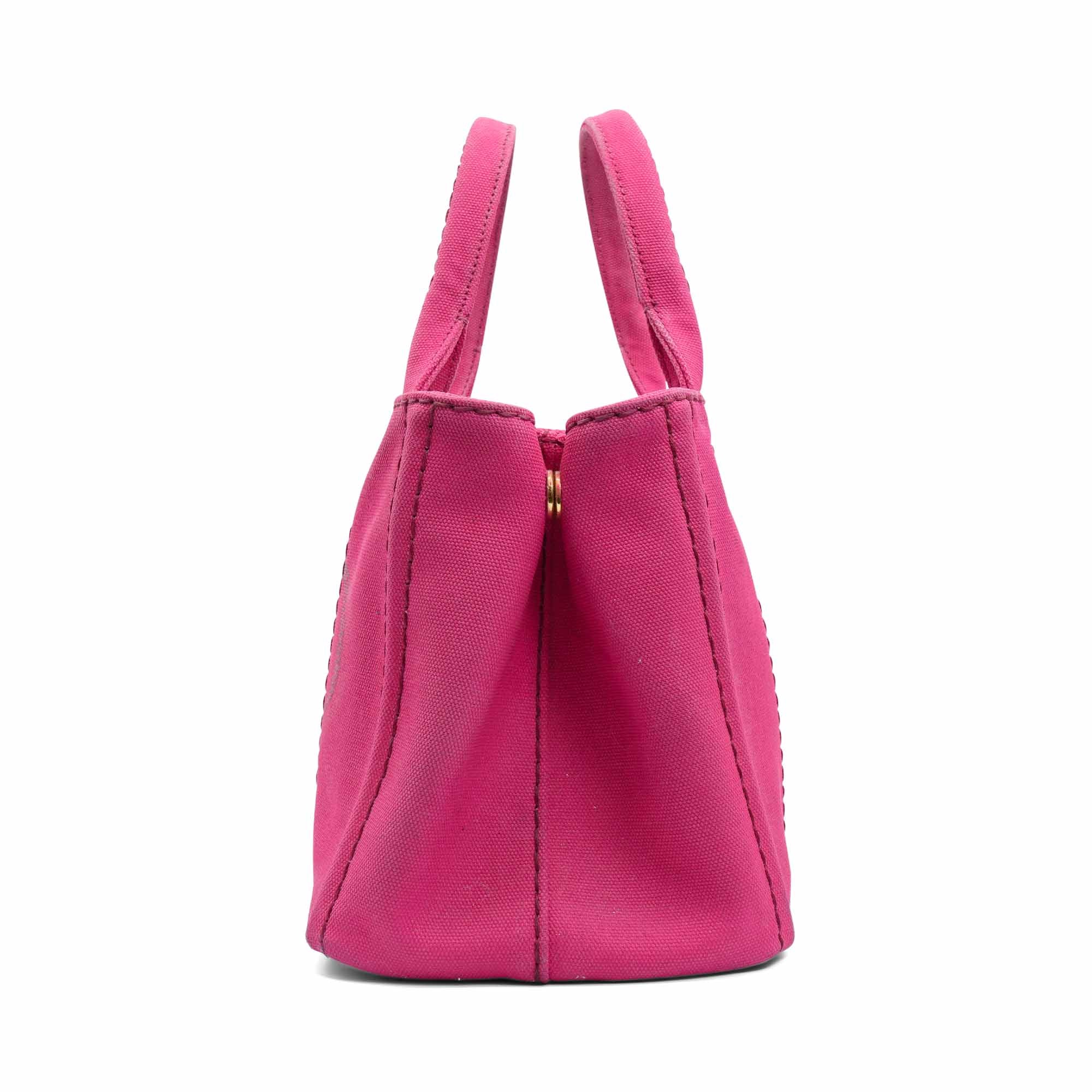 Prada 'Canapa' Small Tote Bag