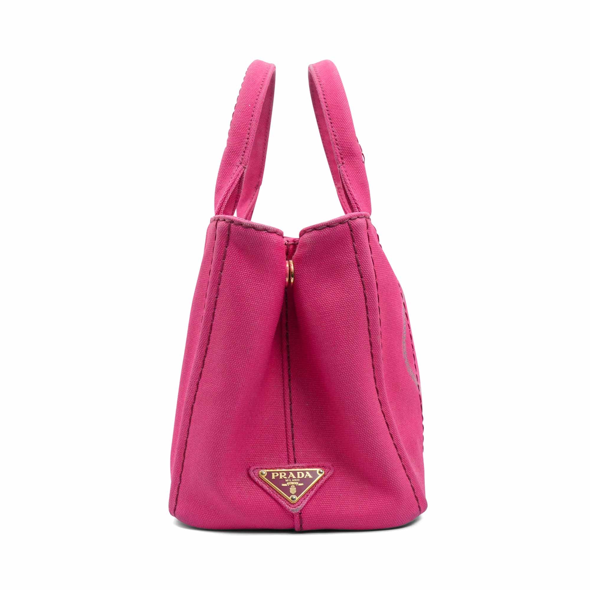 Prada 'Canapa' Small Tote Bag