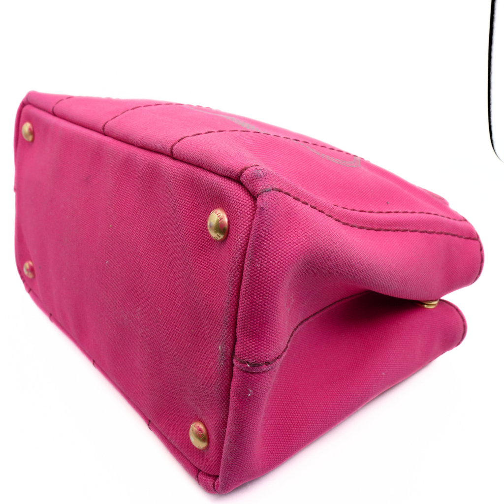 Prada 'Canapa' Small Tote Bag