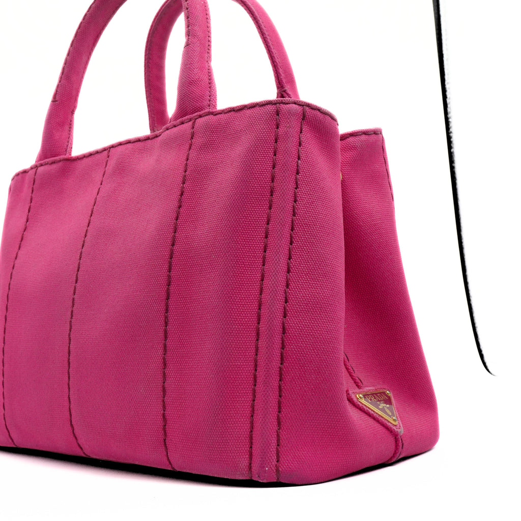 Prada 'Canapa' Small Tote Bag
