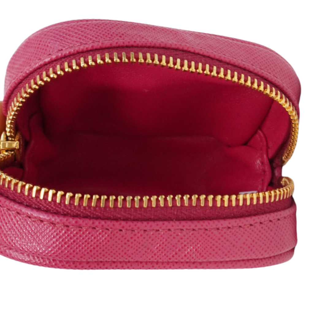 Prada Saffiano Leather Coin Pouch