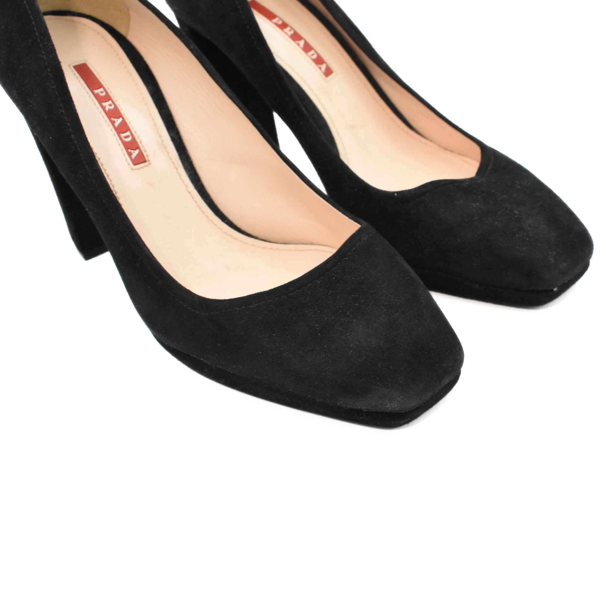 Prada Suede Heels - Women's 38.5