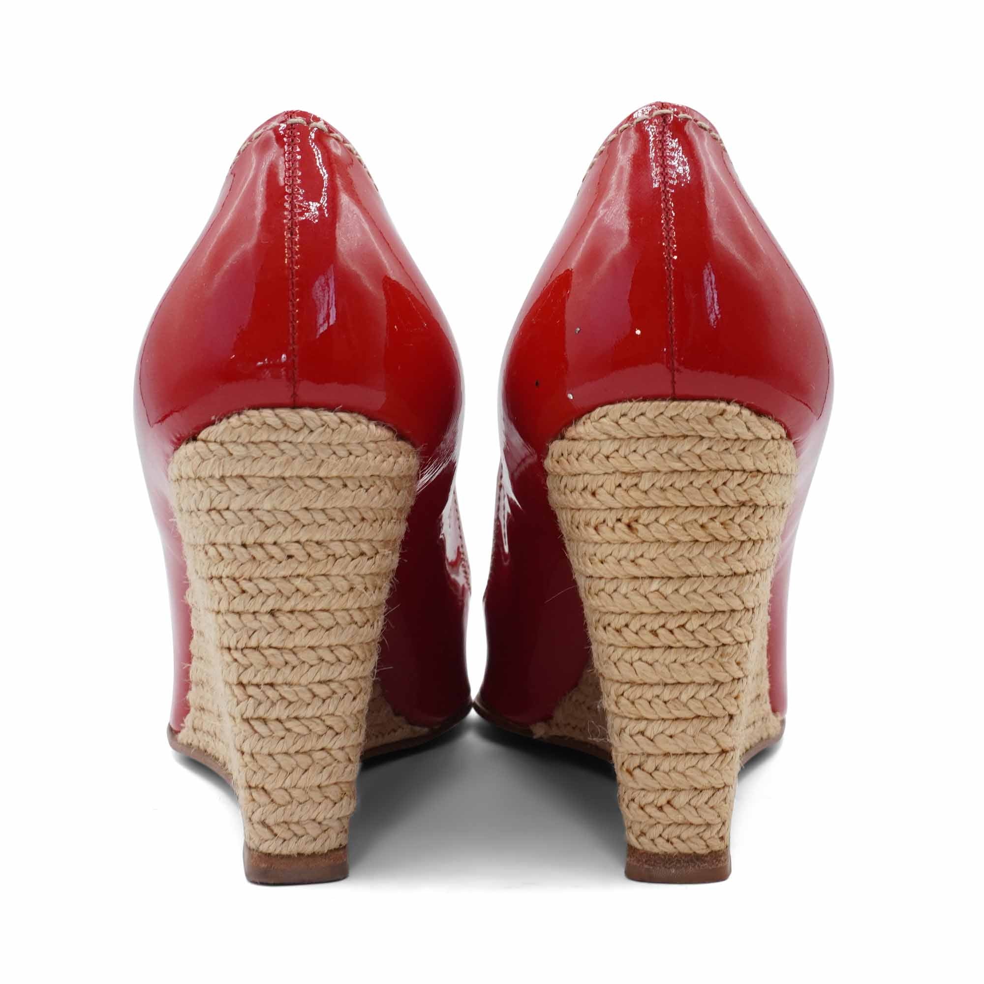 Prada Peep Toe Heels - Women's 36