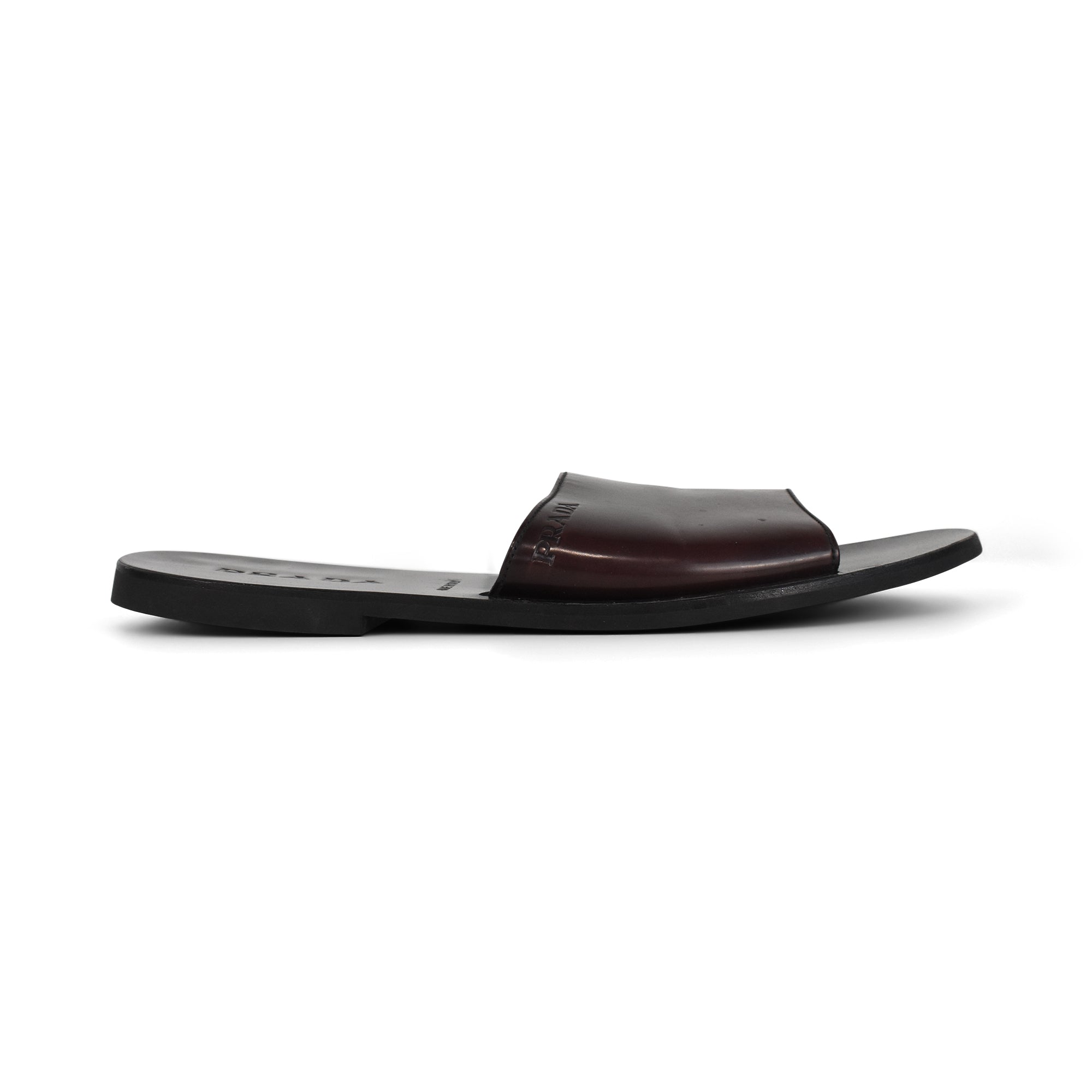 Prada Leather Slides - Men's 10