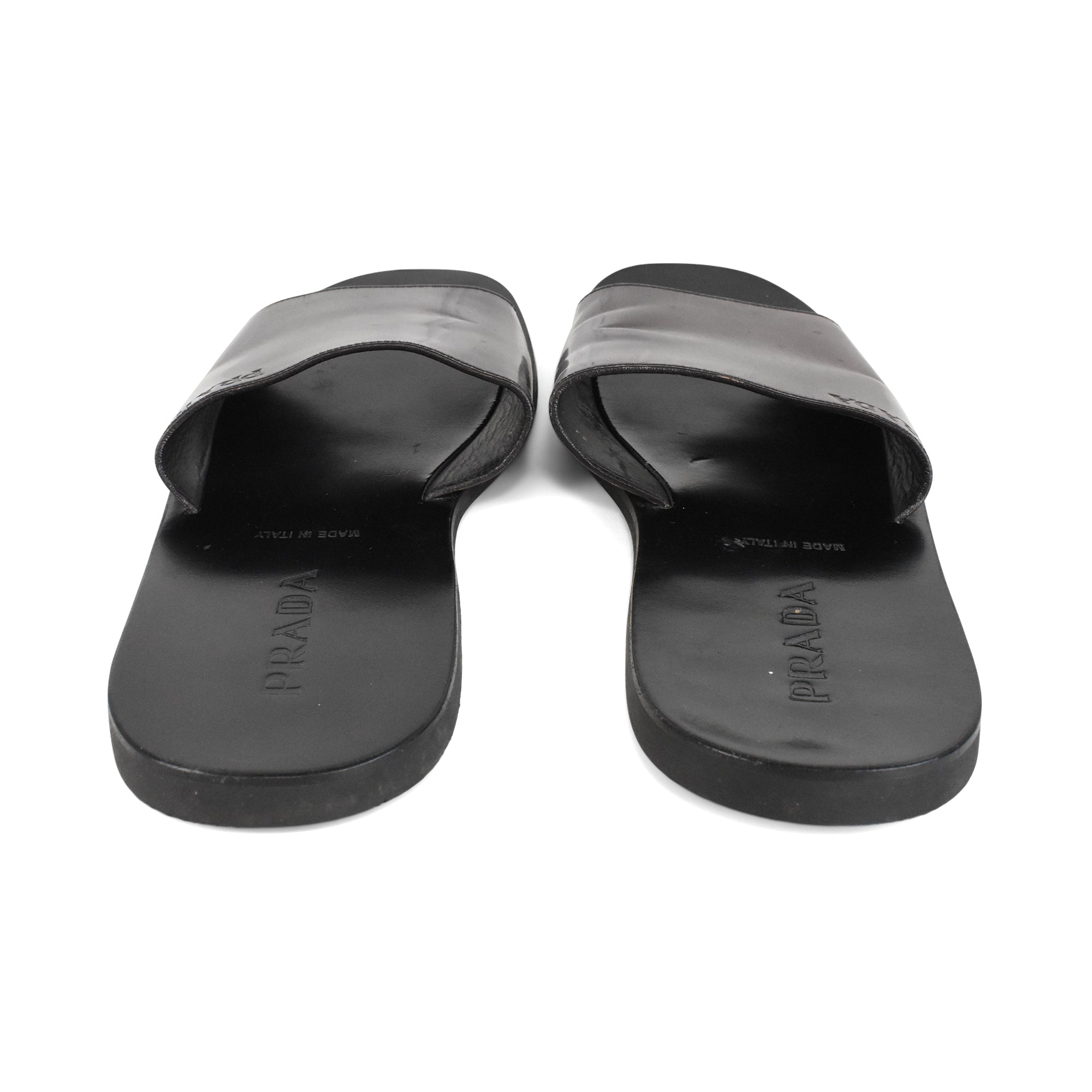 Prada Leather Slides - Men's 10