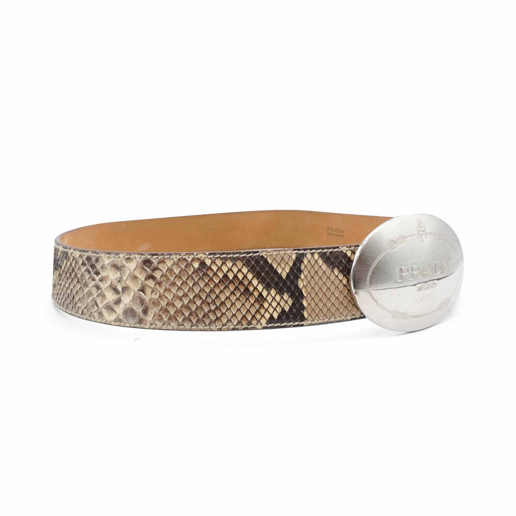 Prada Snakeskin Belt - 90