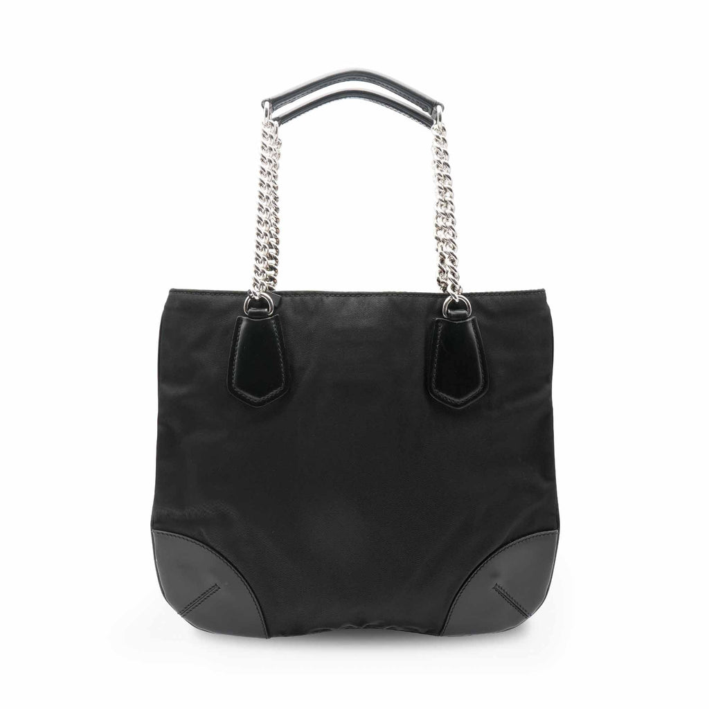 Prada Chain Handle Nylon Bag