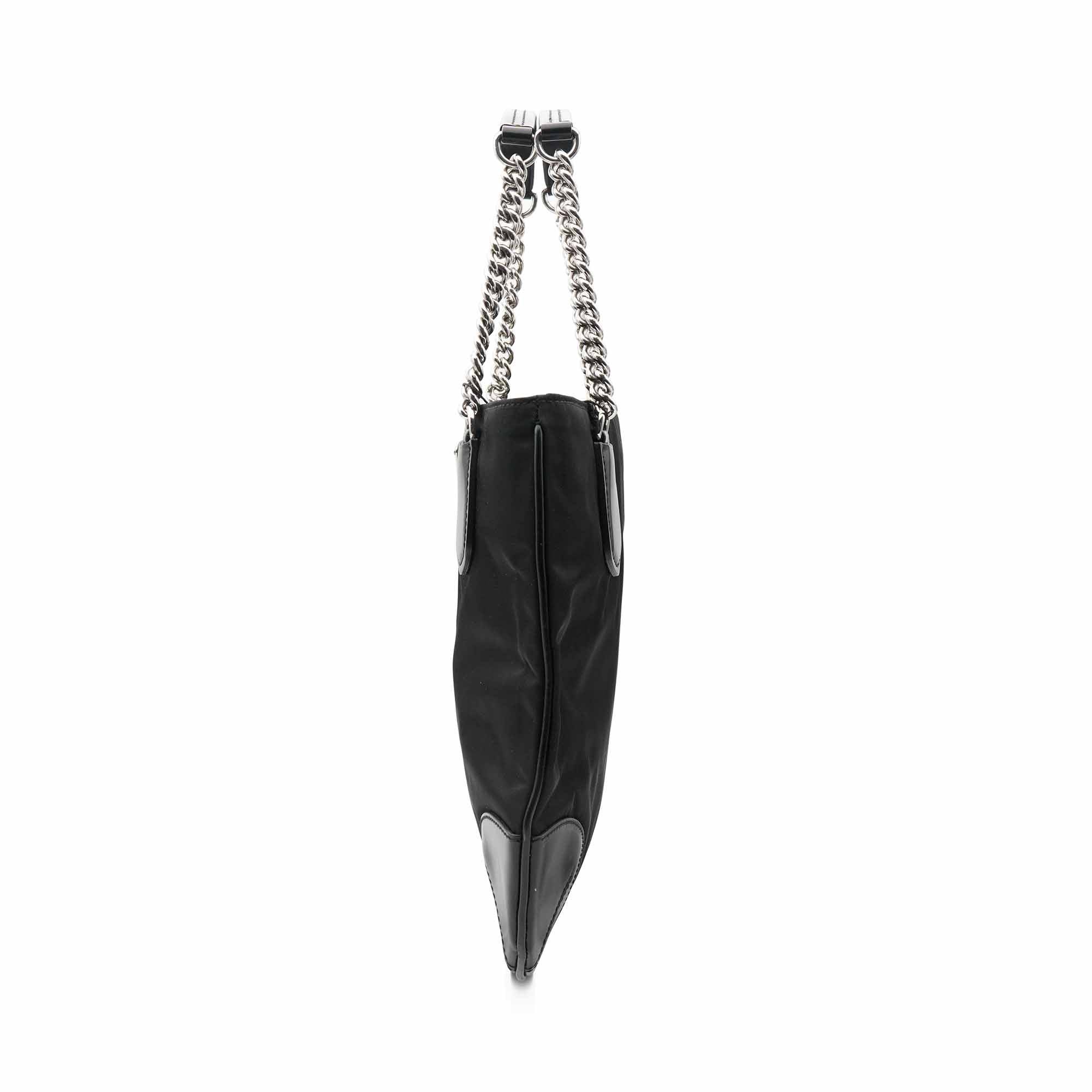 Prada Chain Handle Nylon Bag