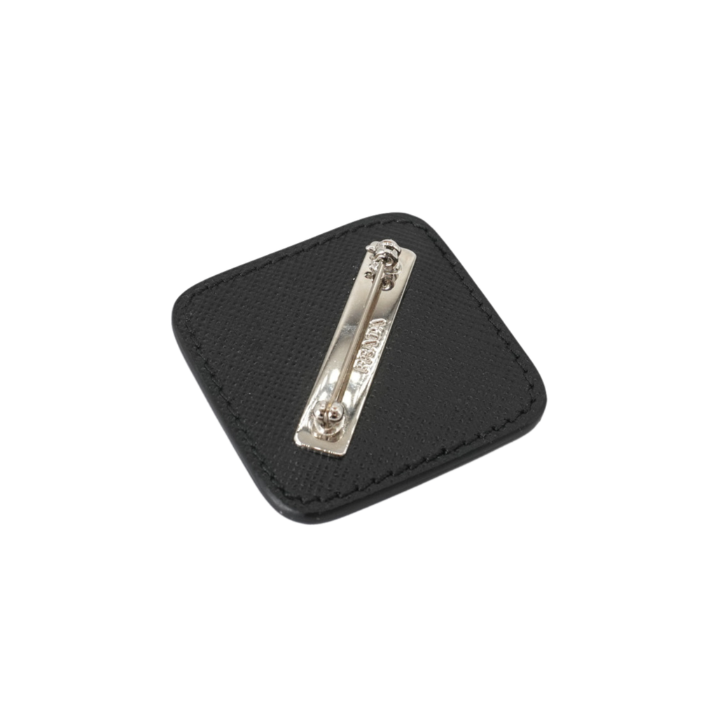 Prada Logo Brooch