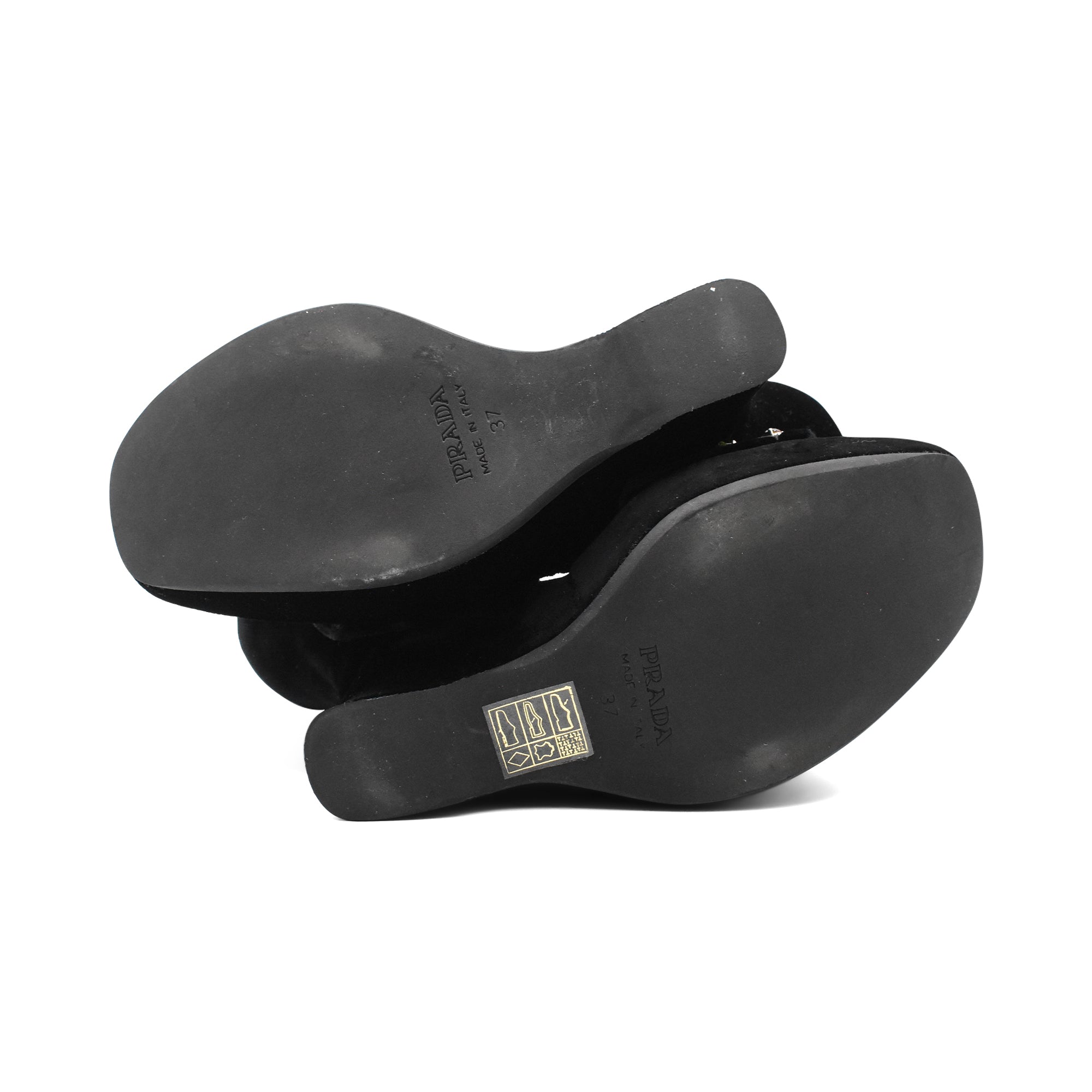 Prada Velvet Wedges - Women's 37