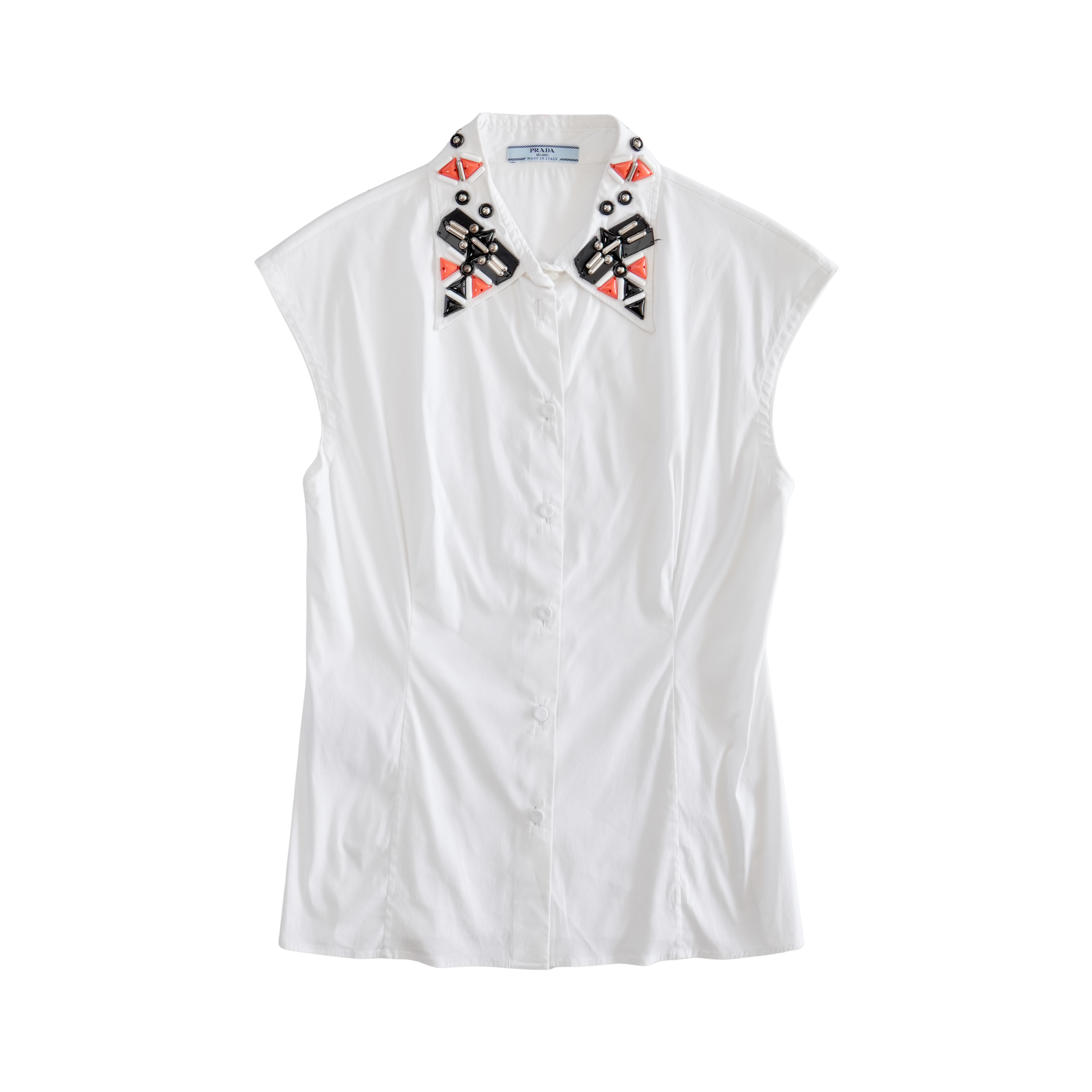 Prada Beaded Blouse - Women's 46