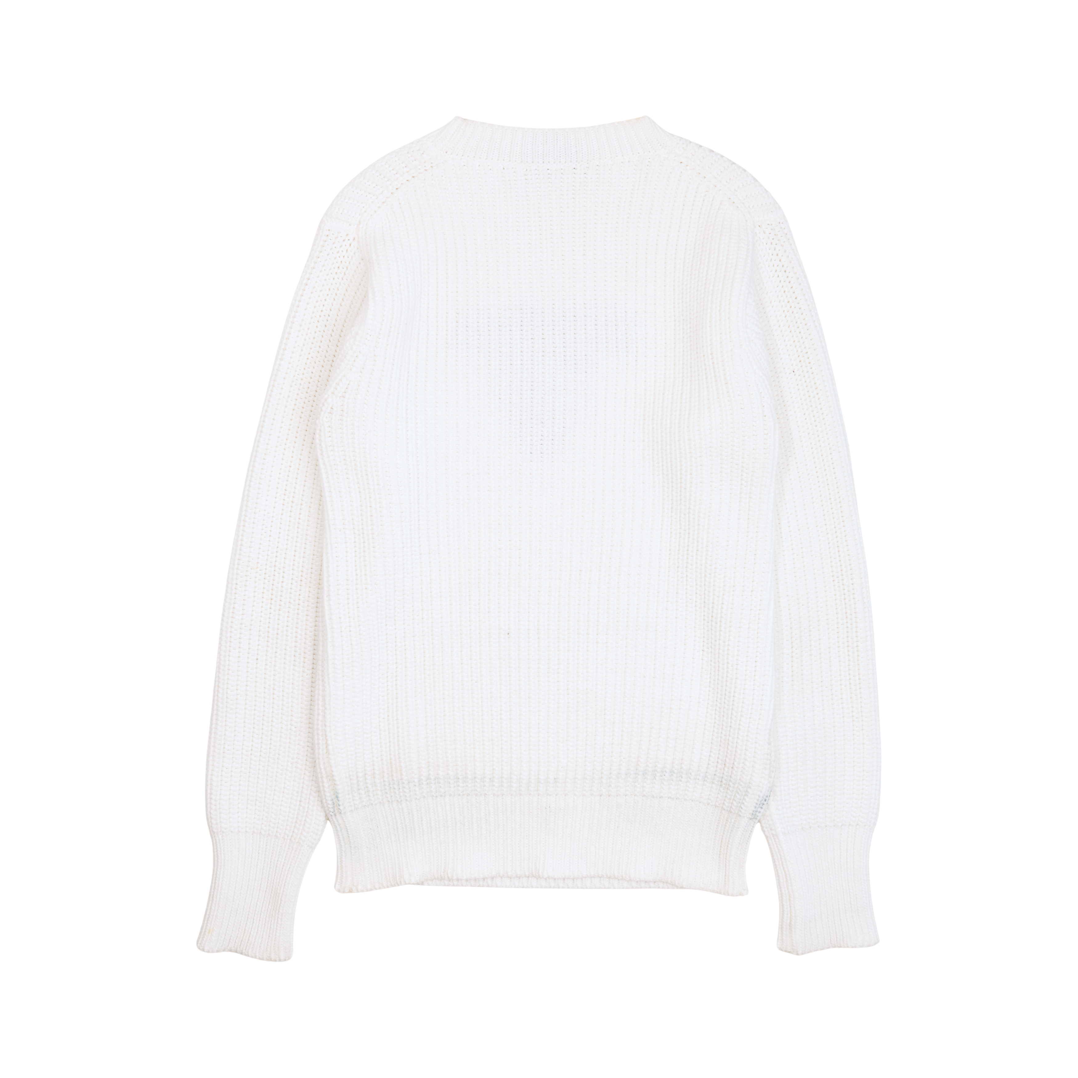 Prada Knit Logo Sweater - Women's 40