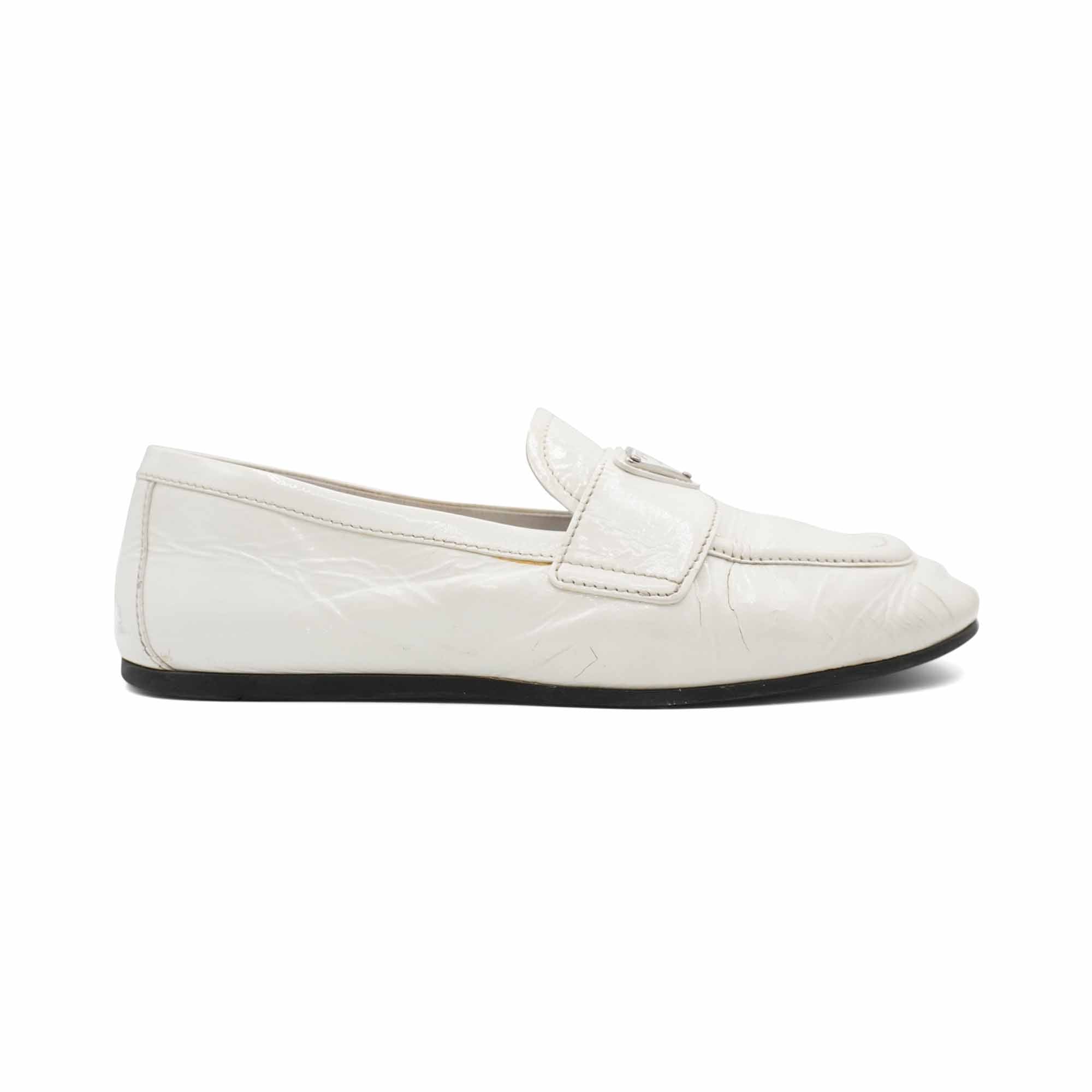 Prada Patent Leather Loafers - Women's 36