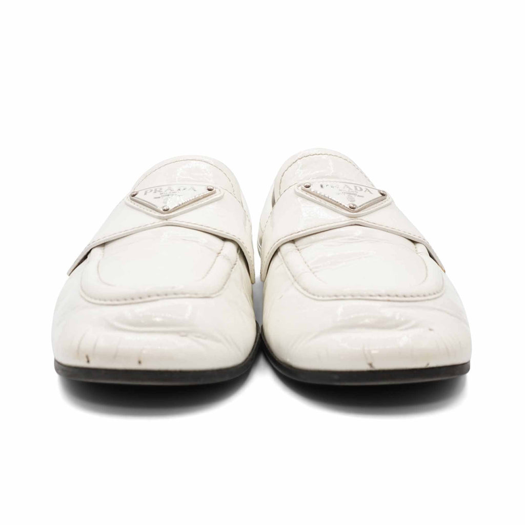 Prada Patent Leather Loafers - Women's 36