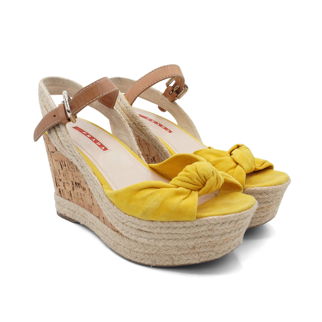 Prada Espadrilles Wedge - Women's 37.5
