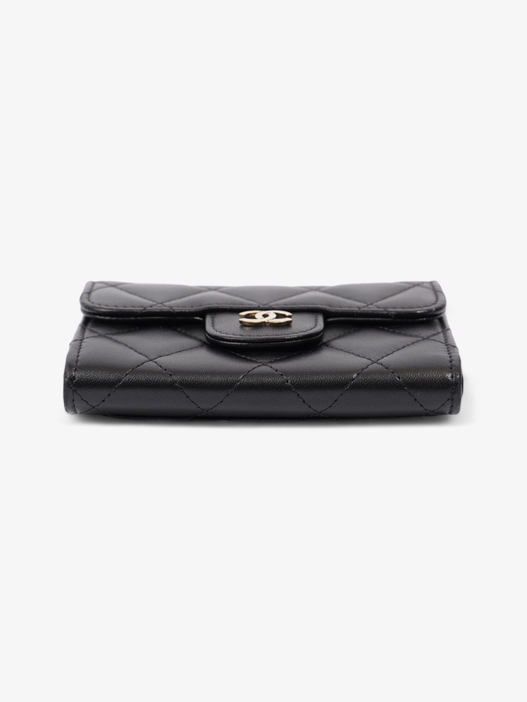 Chanel Classic Flap  Holder Black Lambskin Leather