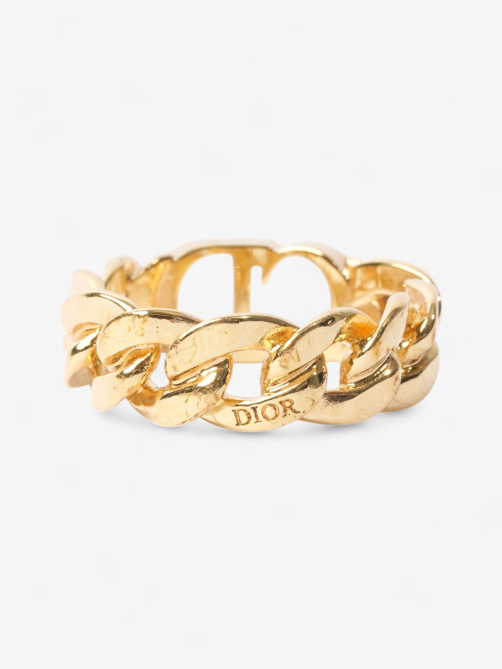 Christian Dior Danseuse Etoile Ring Gold Base Metal Medium - 54mm