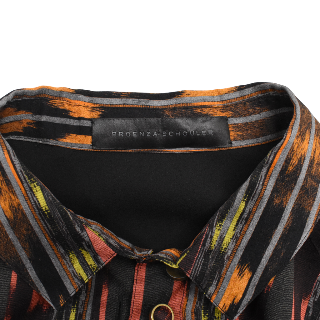 Proenza Schouler Silk Shirt Dress - Women's 6
