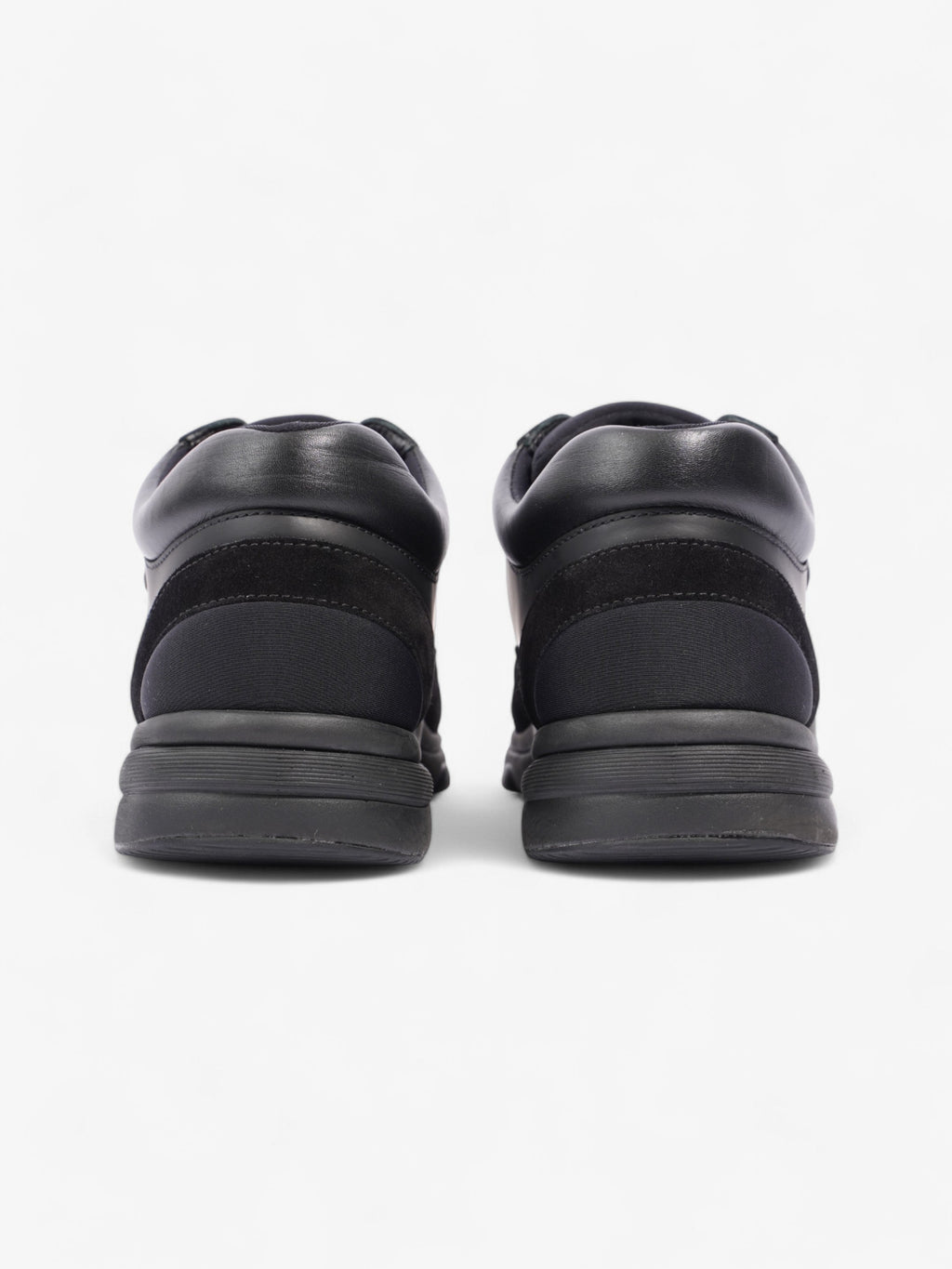 Chanel CC Logo Sneakers Black Suede EU 41 UK 7