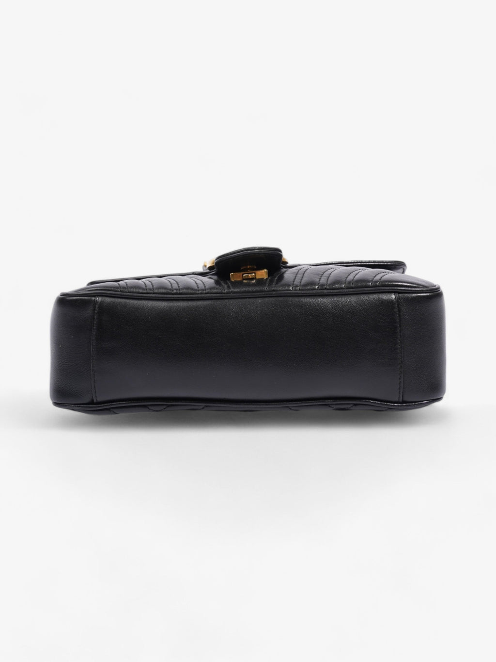 Gucci GG Marmont Black Matelasse Leather Small