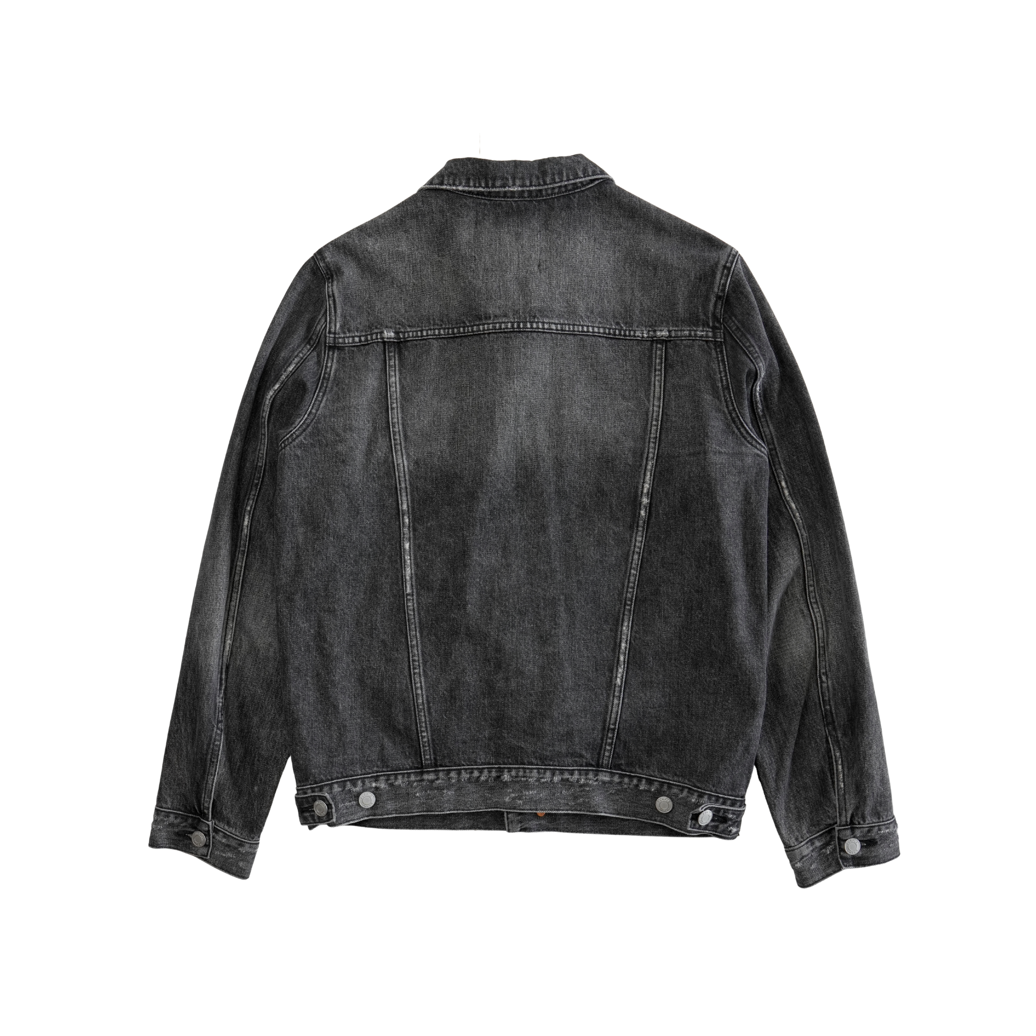 Purple Brand Distressed Denim Jacket - Men's L