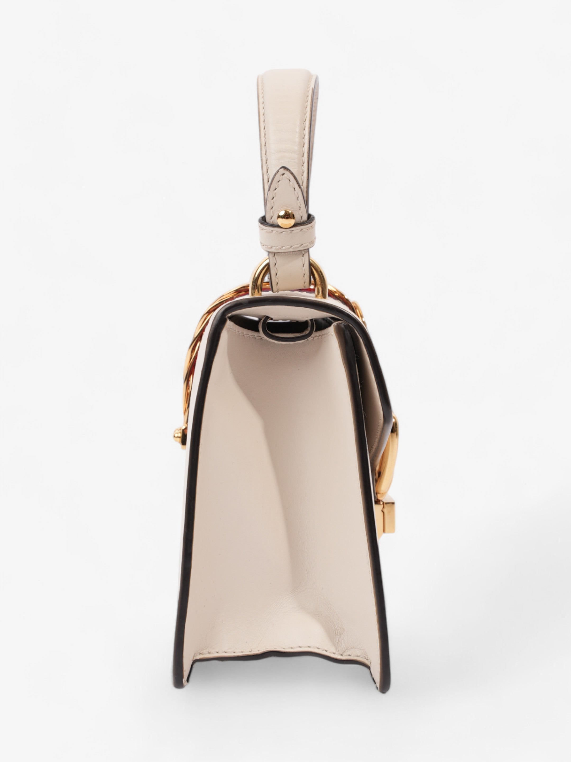 Gucci Sylvie White / Blue / Red Leather Mini