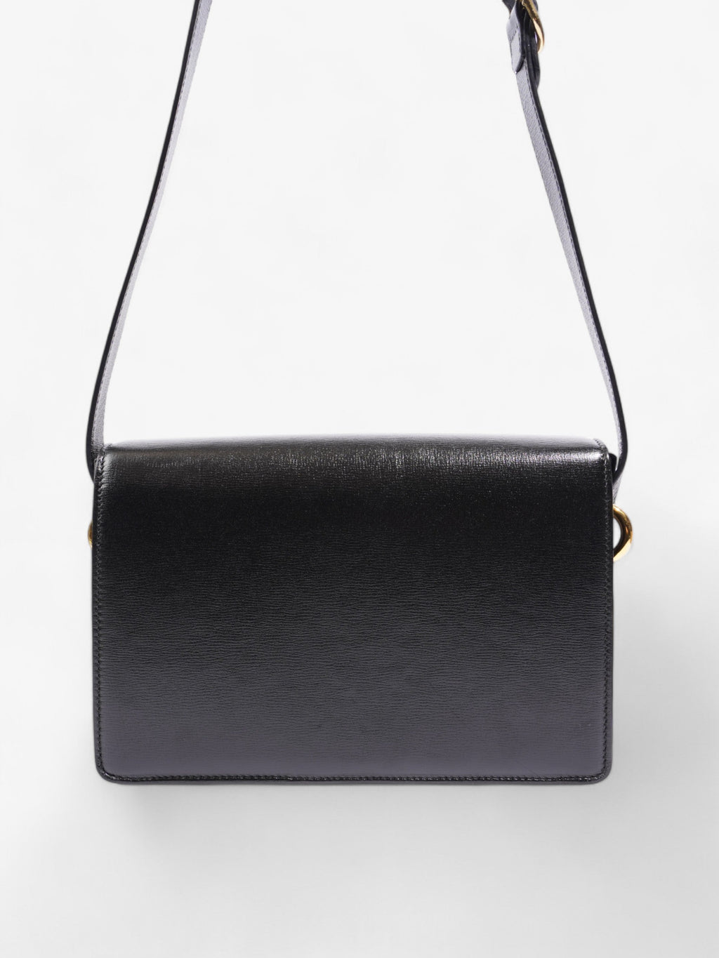 Gucci Torchon GG Ring Black Calfskin Leather Small