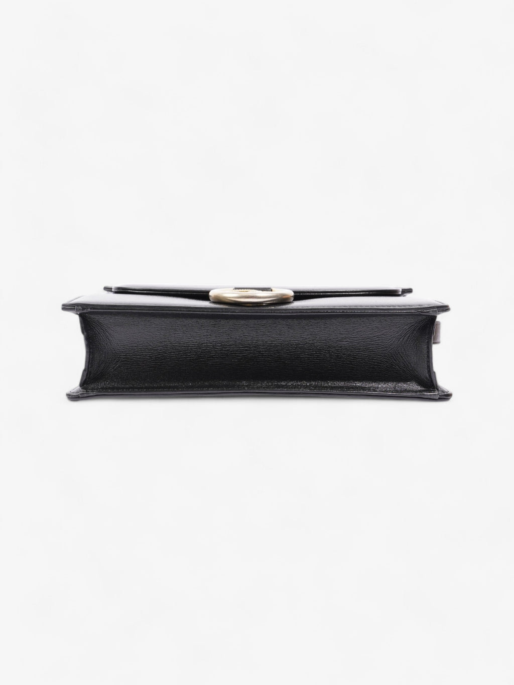 Gucci Torchon GG Ring Black Calfskin Leather Small