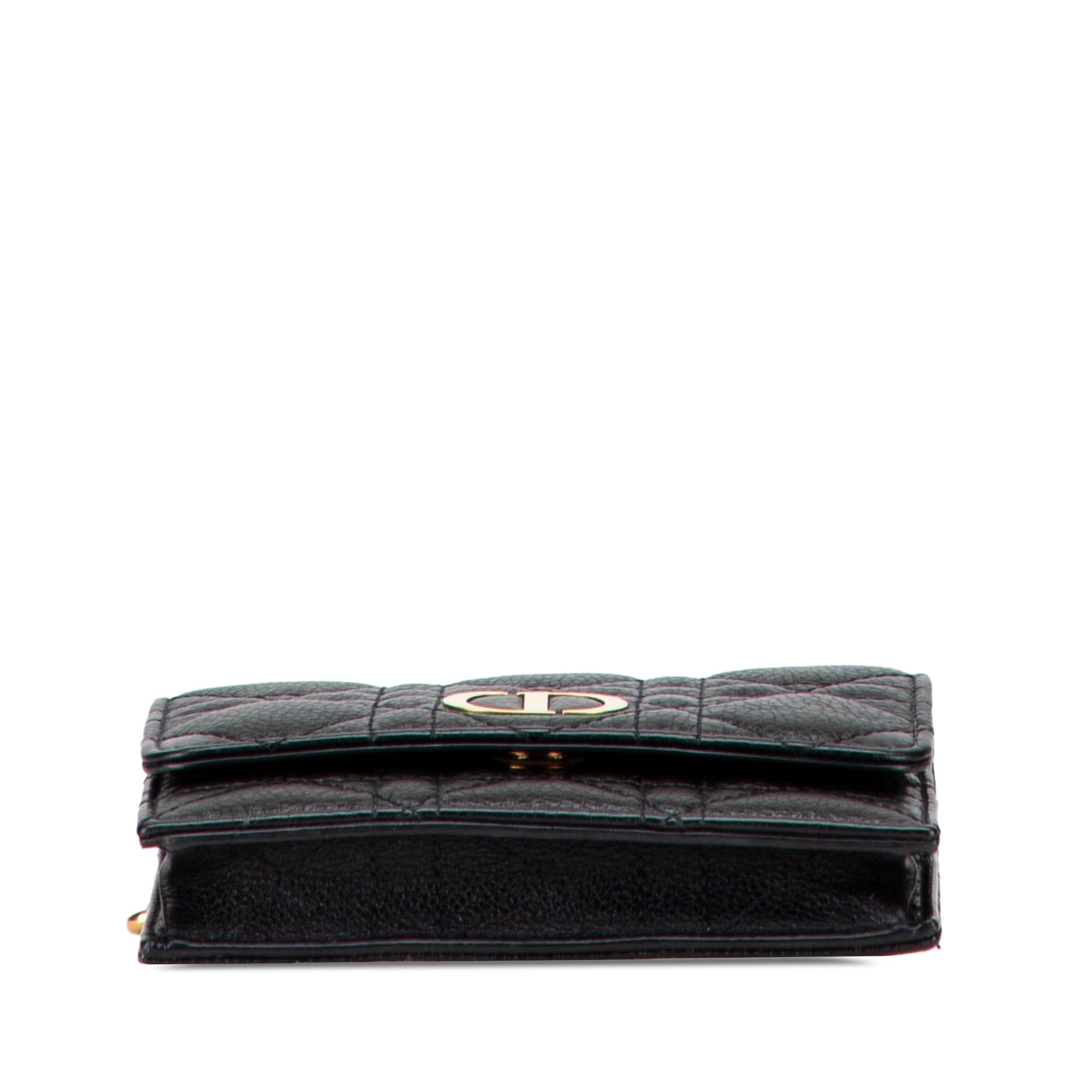 Caro Flap Double Pouch Crossbody Bag Cannage Quilt Calfskin