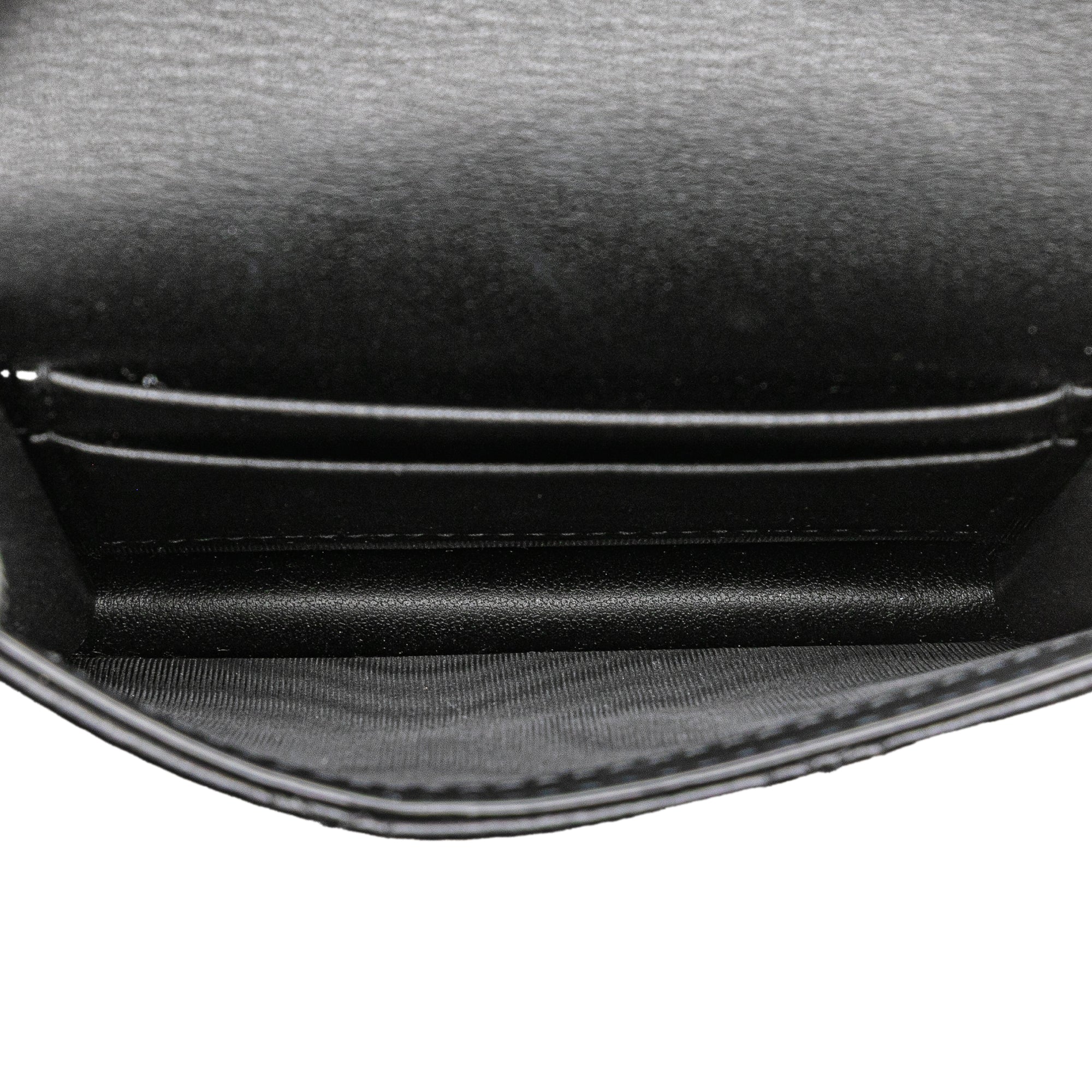 Caro Flap Double Pouch Crossbody Bag Cannage Quilt Calfskin
