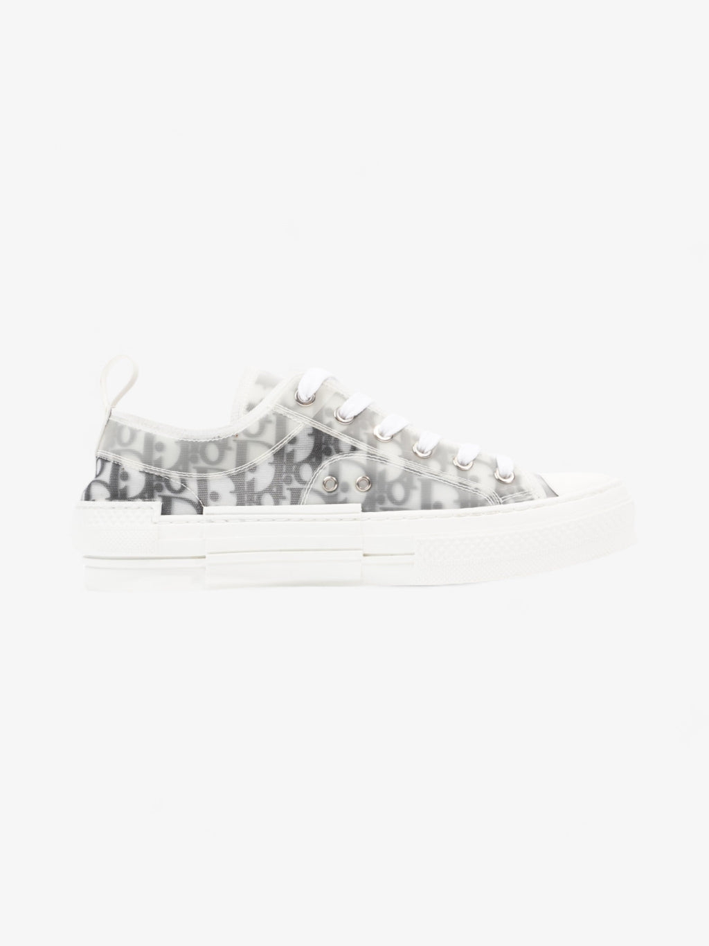 Christian Dior B23 Low-tops Grey Oblique  / White Mesh EU 40.5 UK 6.5