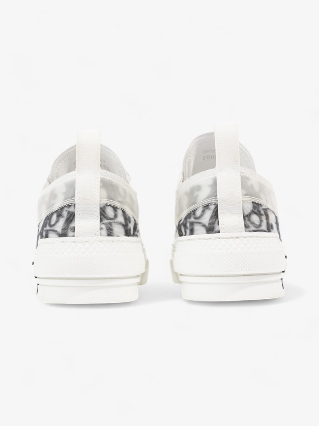 Christian Dior B23 Low-tops Grey Oblique  / White Mesh EU 40.5 UK 6.5