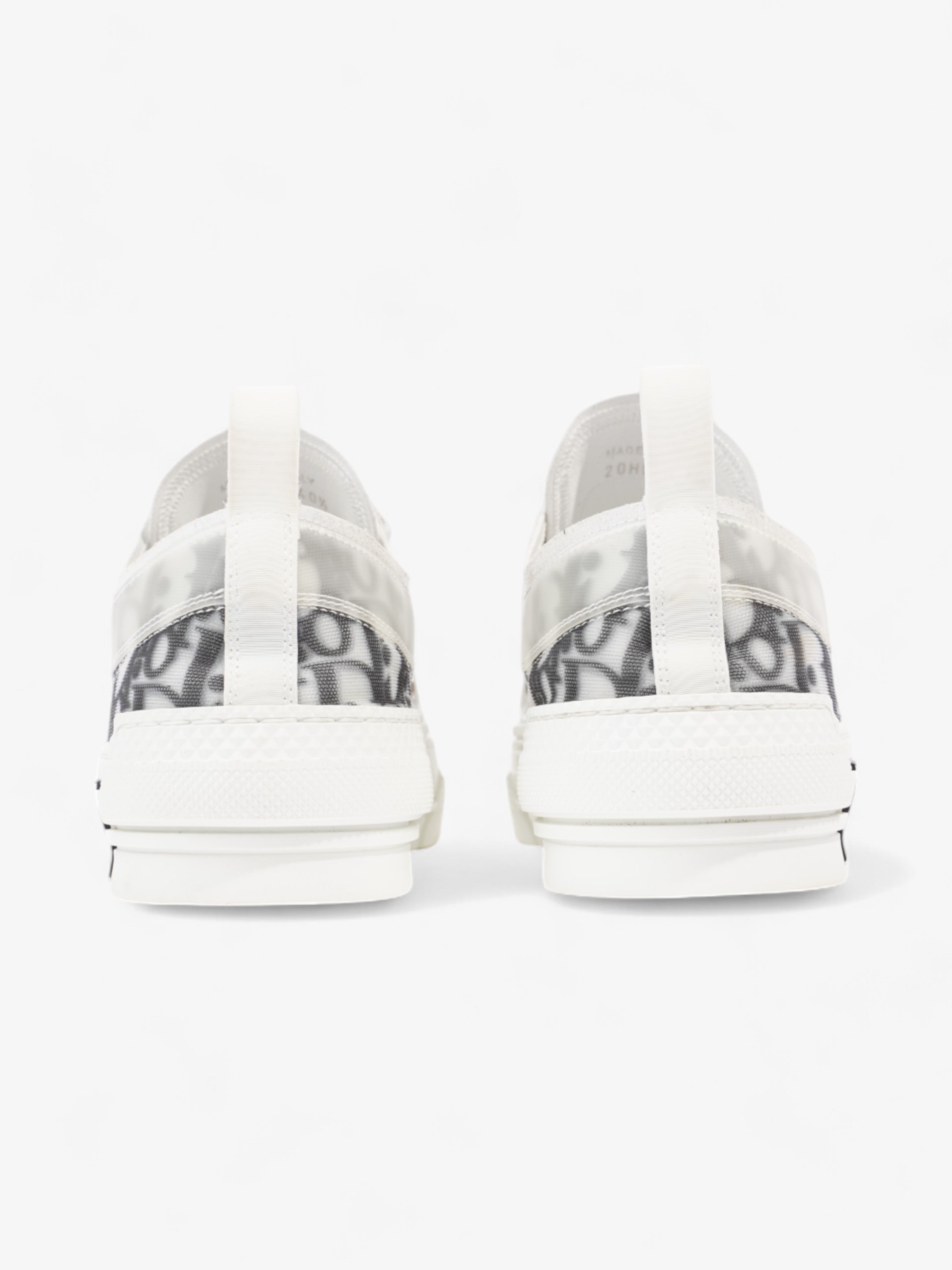 Christian Dior B23 Low-tops Grey Oblique  / White Mesh EU 40.5 UK 6.5