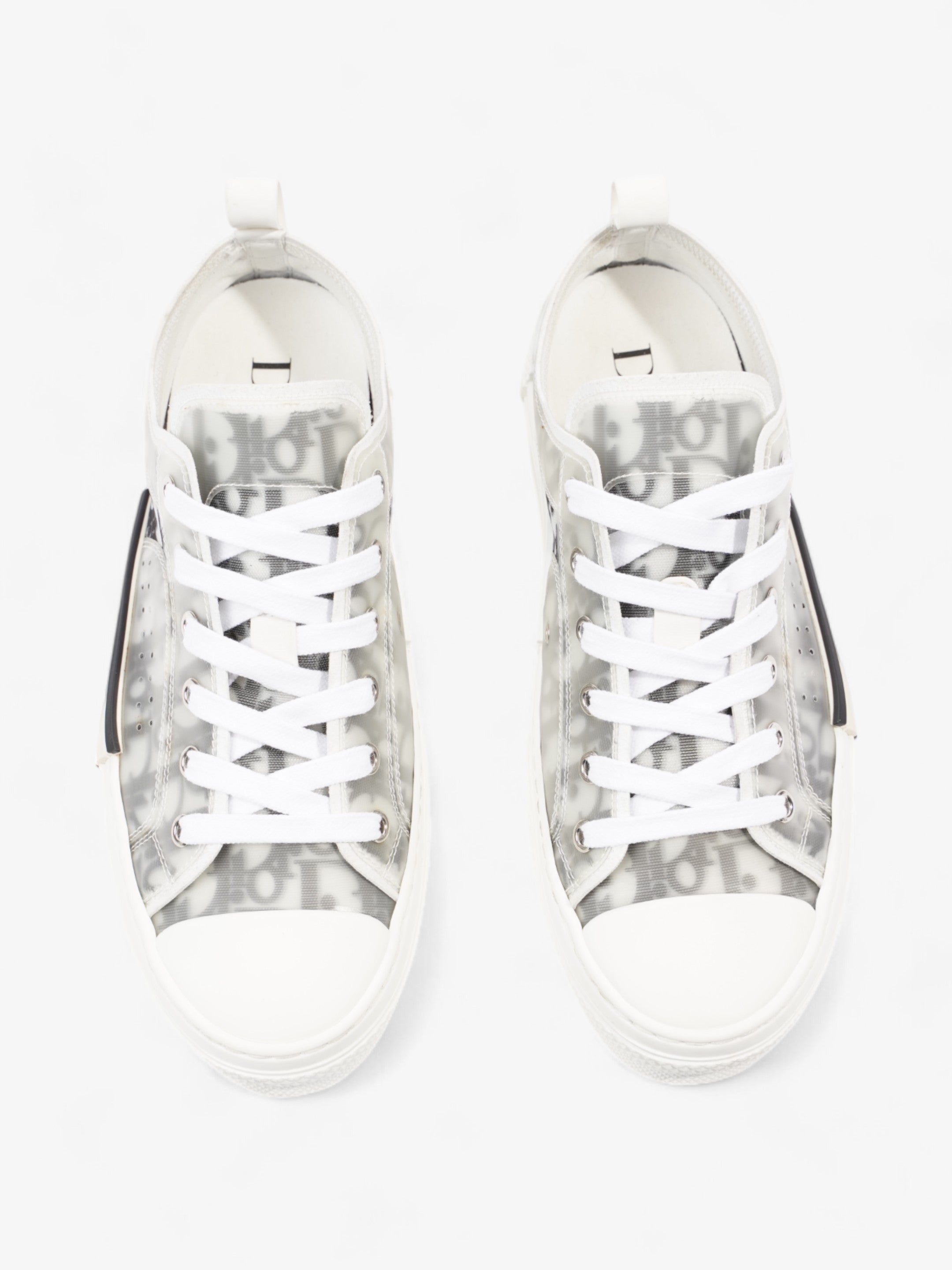 Christian Dior B23 Low-tops Grey Oblique  / White Mesh EU 40.5 UK 6.5