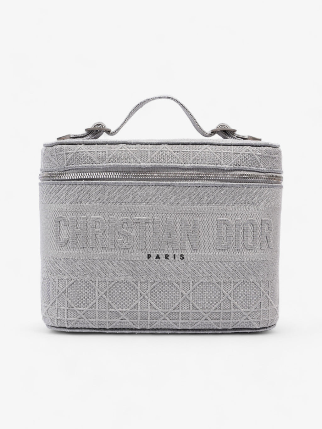 Christian Dior DiorTravel Vanity Case Grey Oblique Canvas