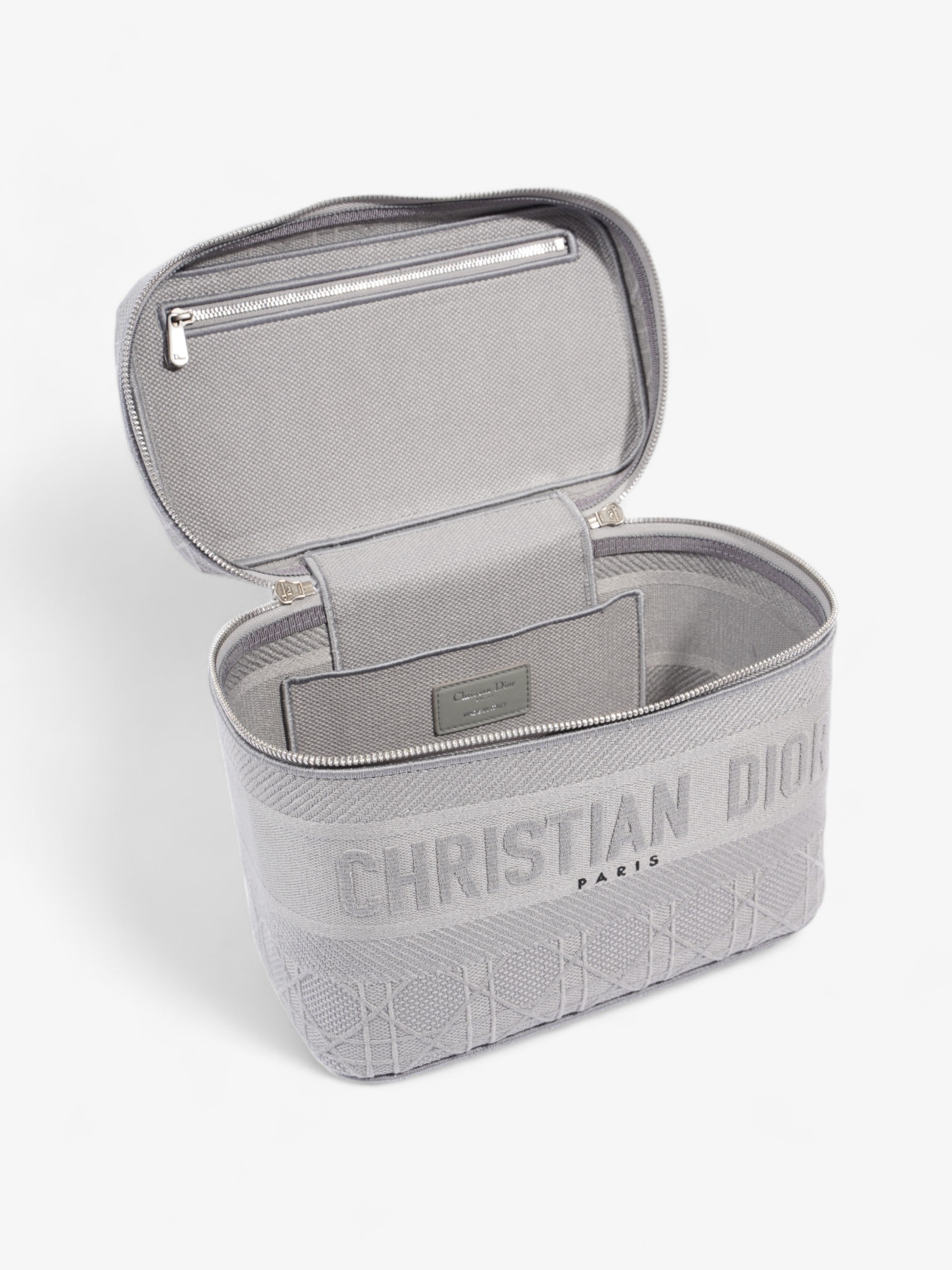 Christian Dior DiorTravel Vanity Case Grey Oblique Canvas