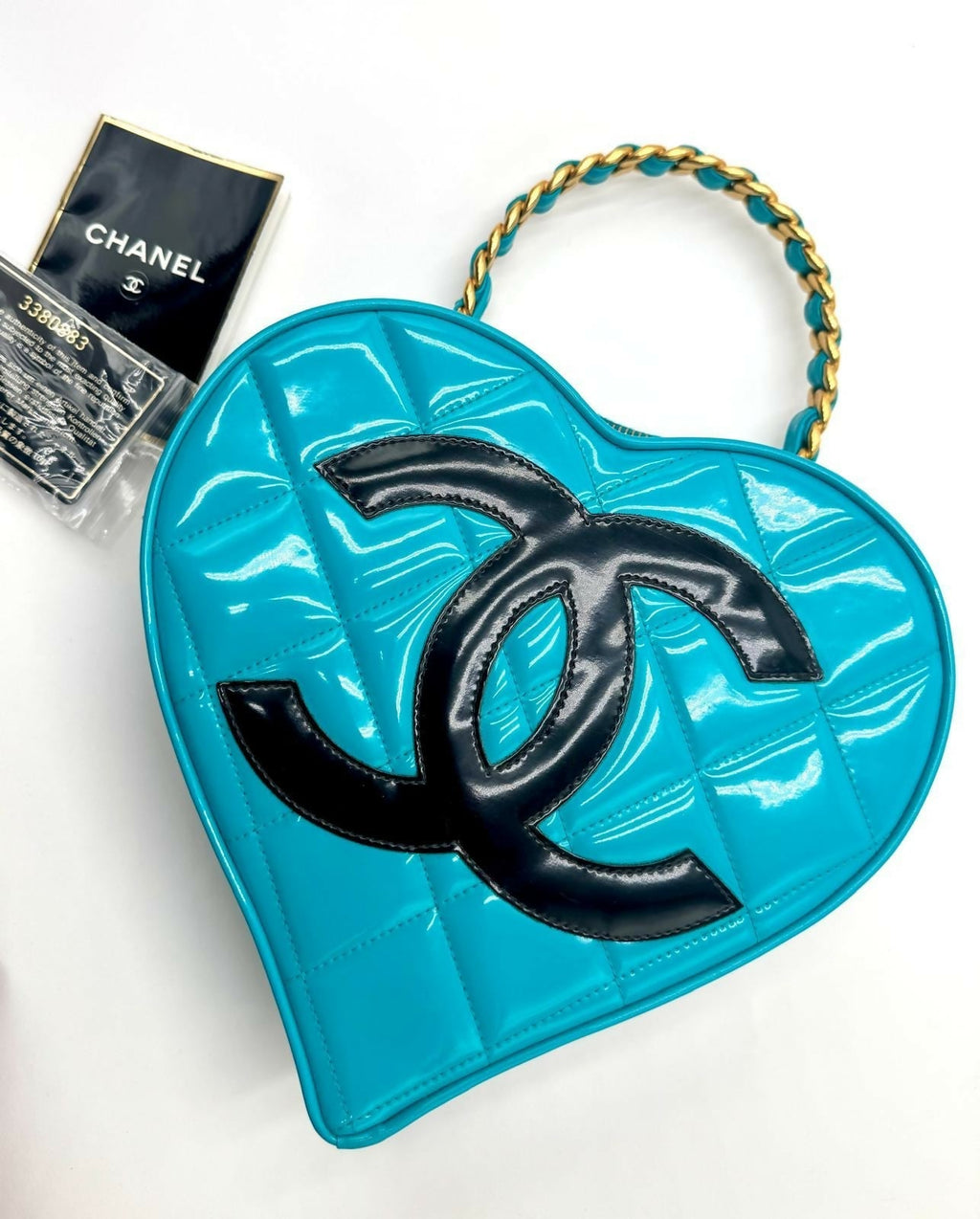 Chanel Vintage1995 Barbie Heart Vanity Bag