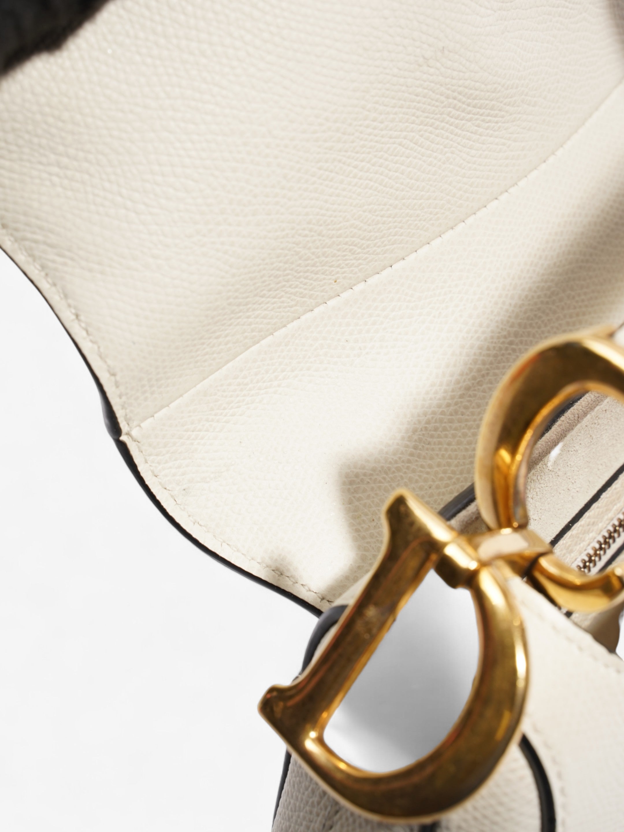 Christian Dior Saddle  Cream Leather