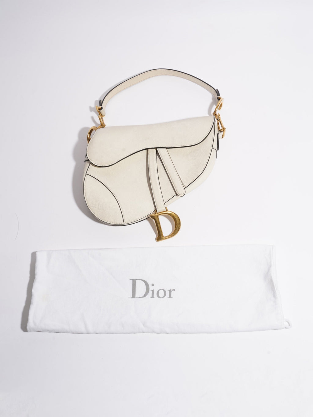 Christian Dior Saddle  Cream Leather