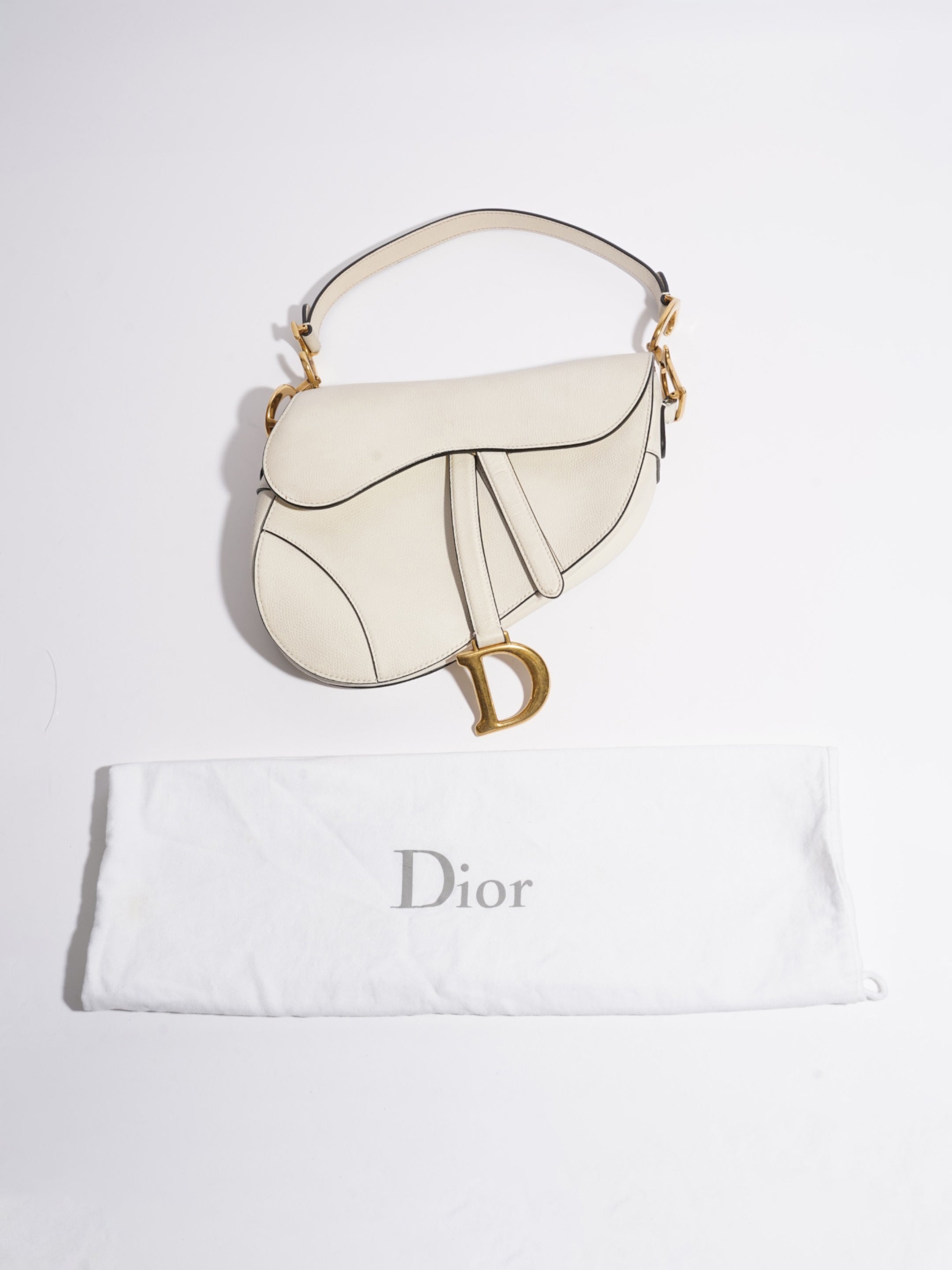 Christian Dior Saddle  Cream Leather