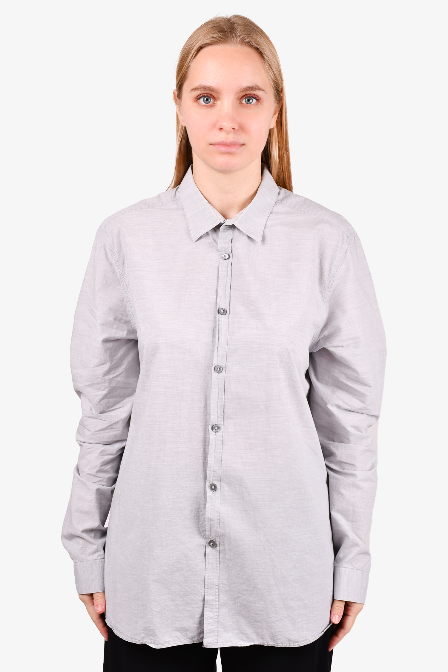 Paul Smith/Barneys Grey Button Down Shirt Size 42 Mens