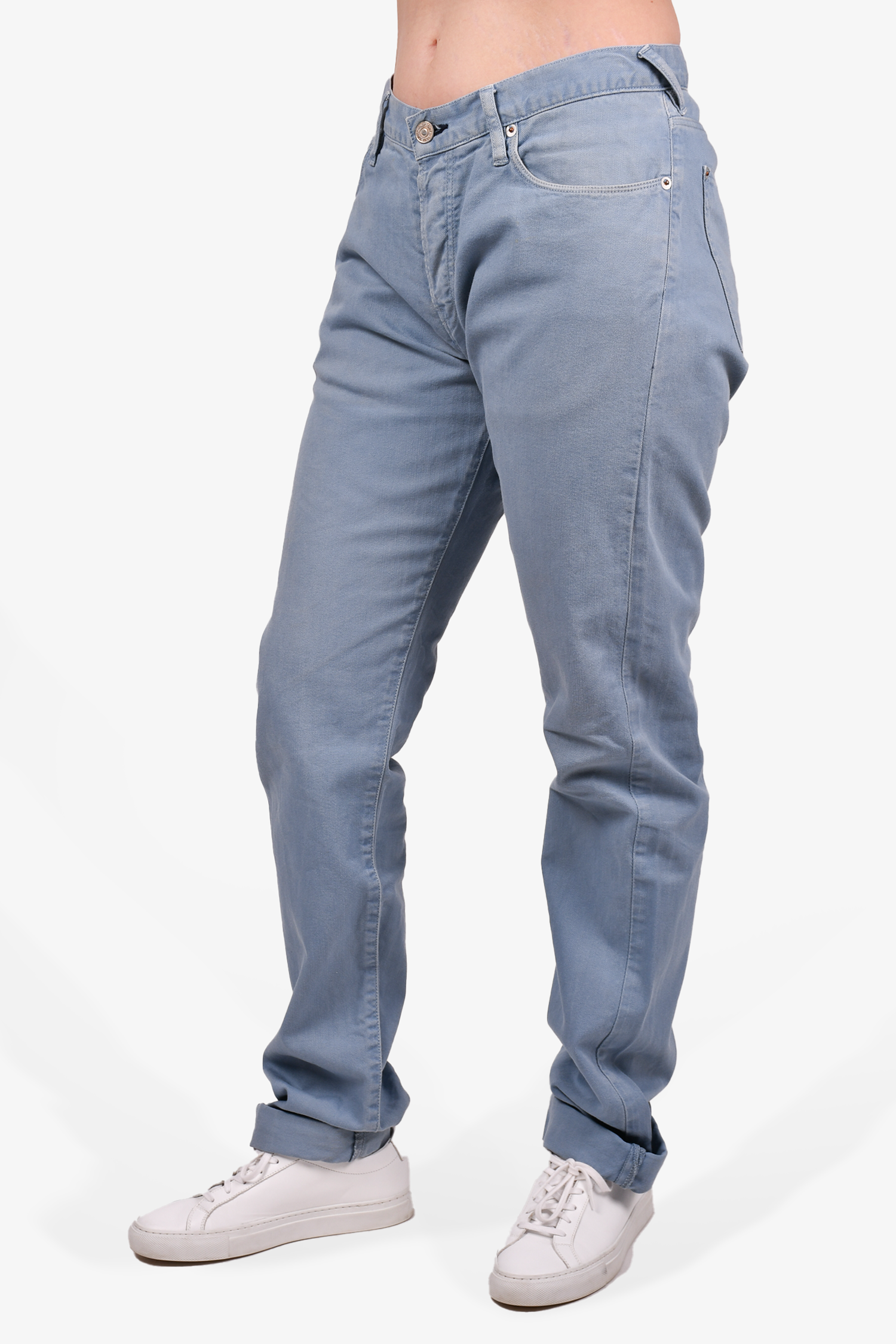 Paul Smith Jeans Blue Wash Straight Leg Denim Jeans Size 33L Mens